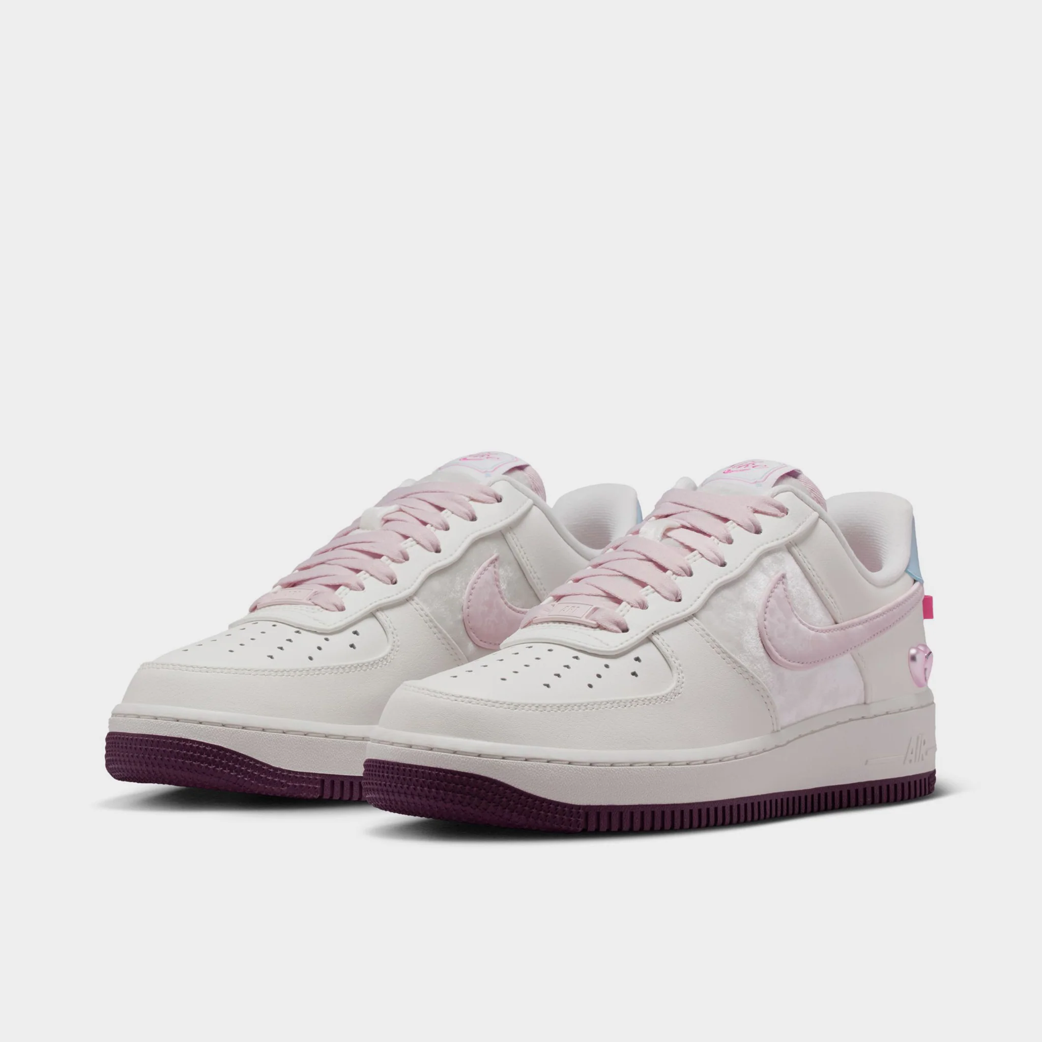 Nike Women's Air Force 1 '07 Sail / Silt Red - Sail - Image 2