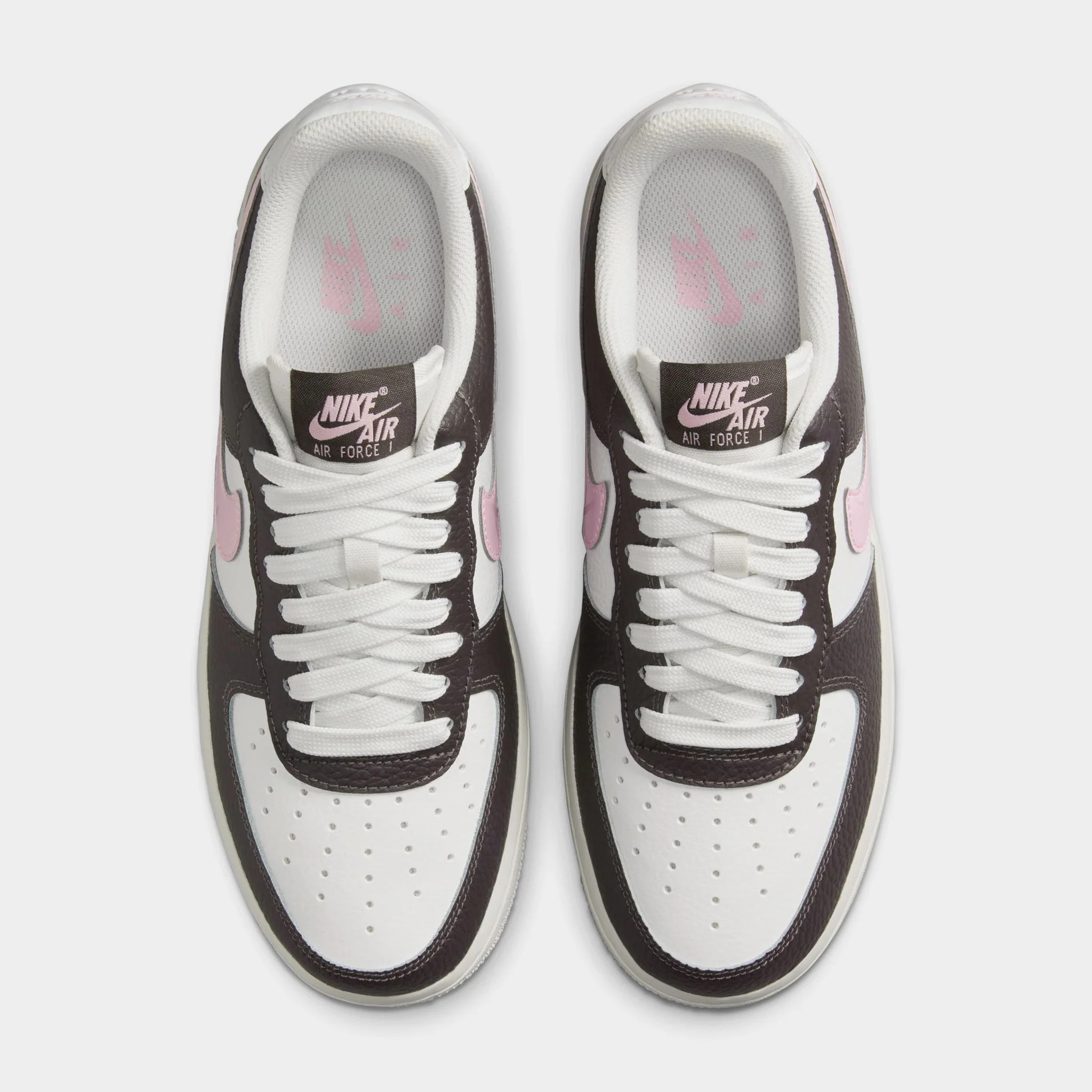 Nike Women's Air Force 1 '07 Summit White / Pink Foam - Medium Ash - Image 5