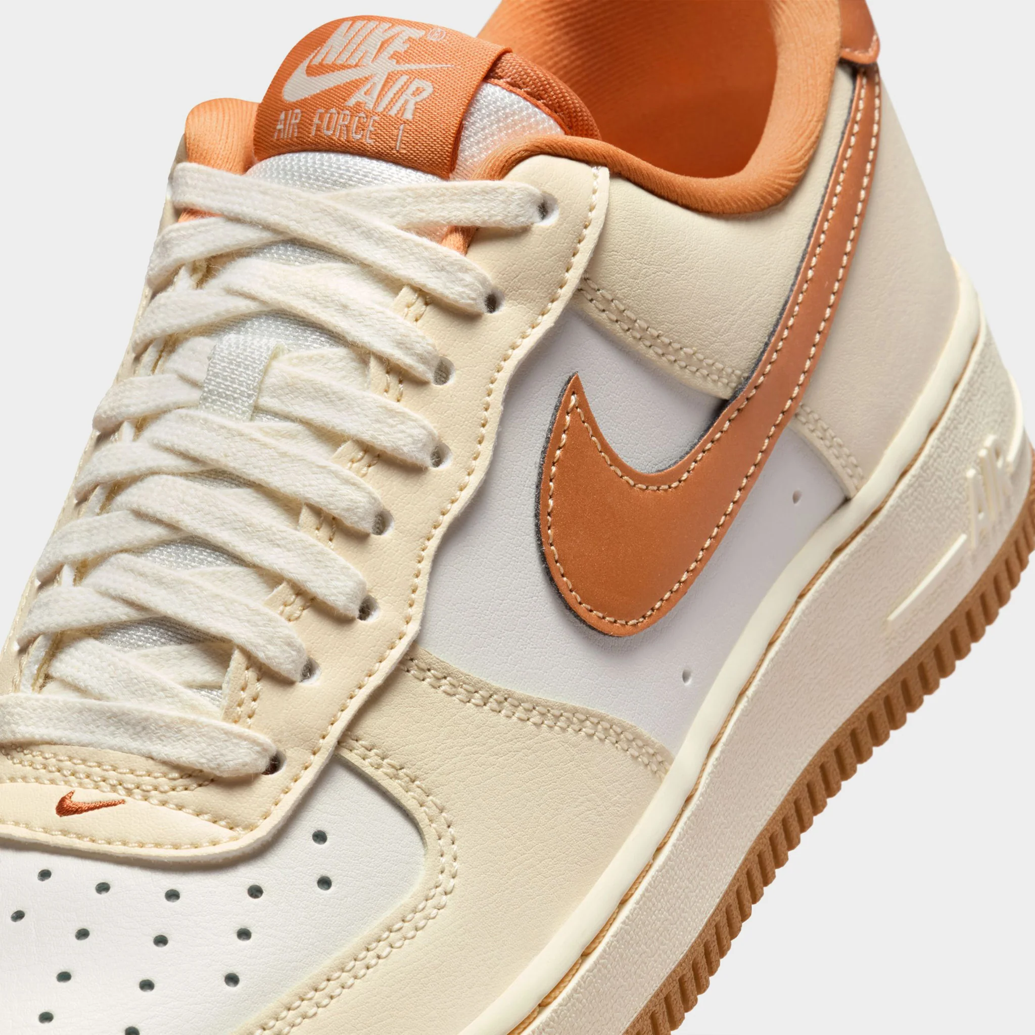 Nike Women's Air Force 1 Coconut Milk / Metallic Copper - Sail - Image 3