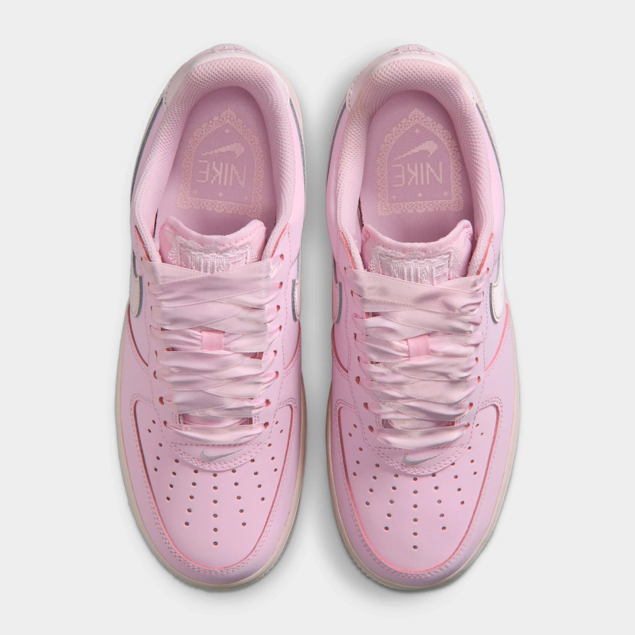 Nike Women's Air Force 1 Retro Pink Foam / Pearl Pink - Pink Foam - Image 6