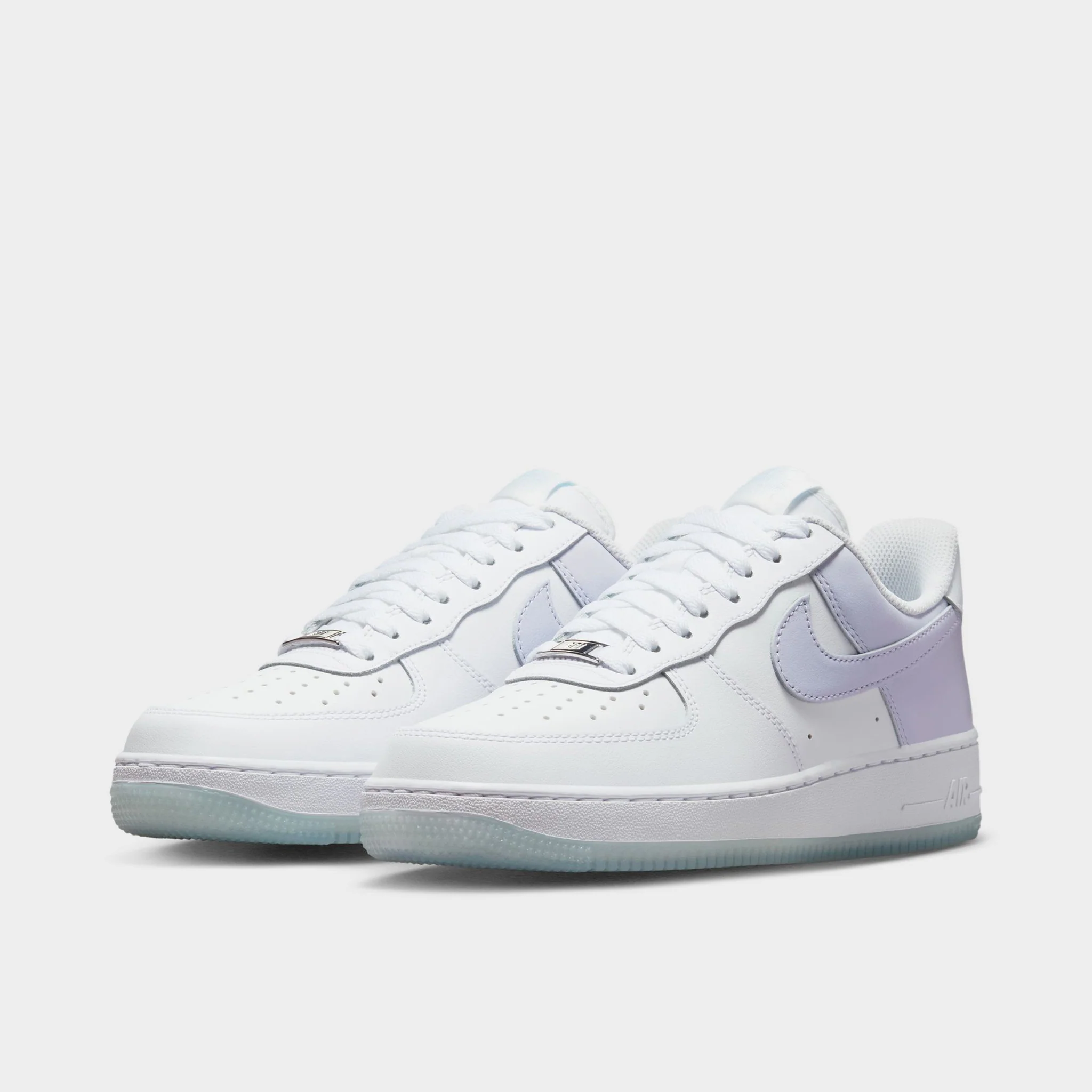 Nike Women's Air Force 1 White / White - Blue Tint - Image 2
