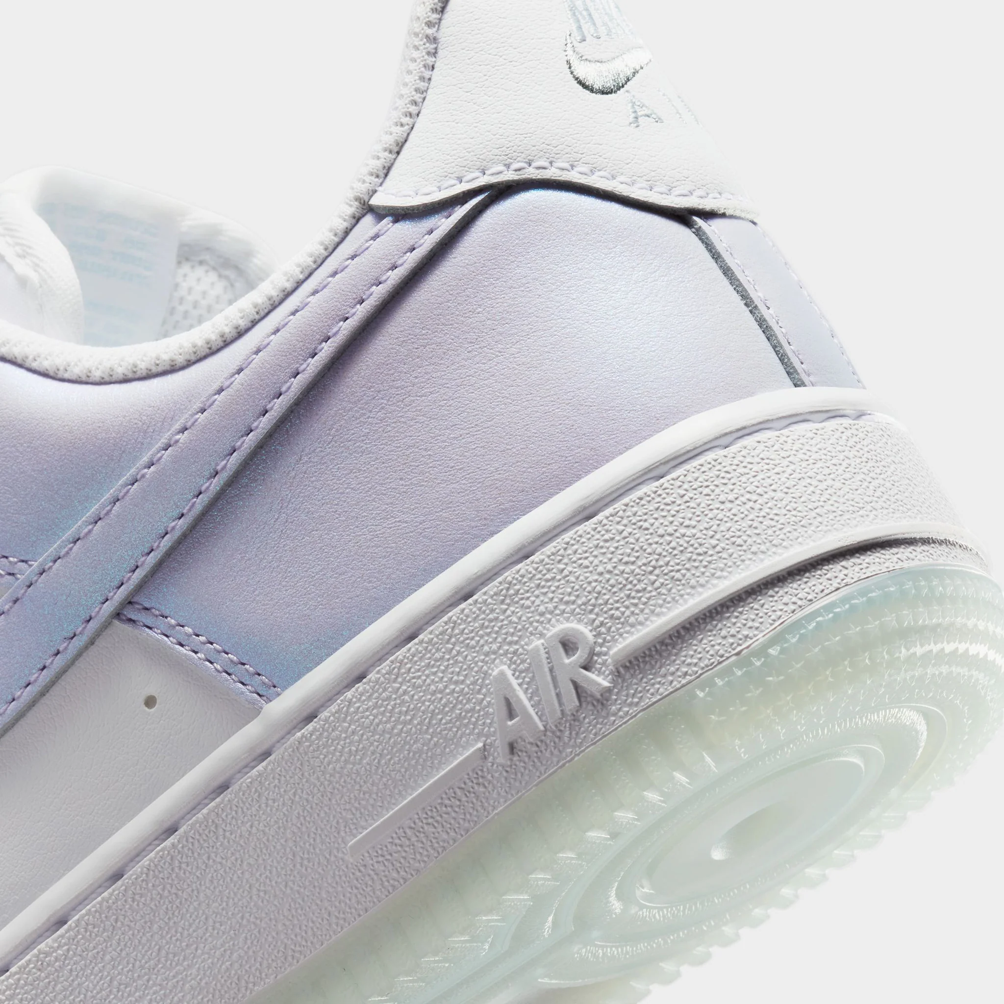 Nike Women's Air Force 1 White / White - Blue Tint - Image 4
