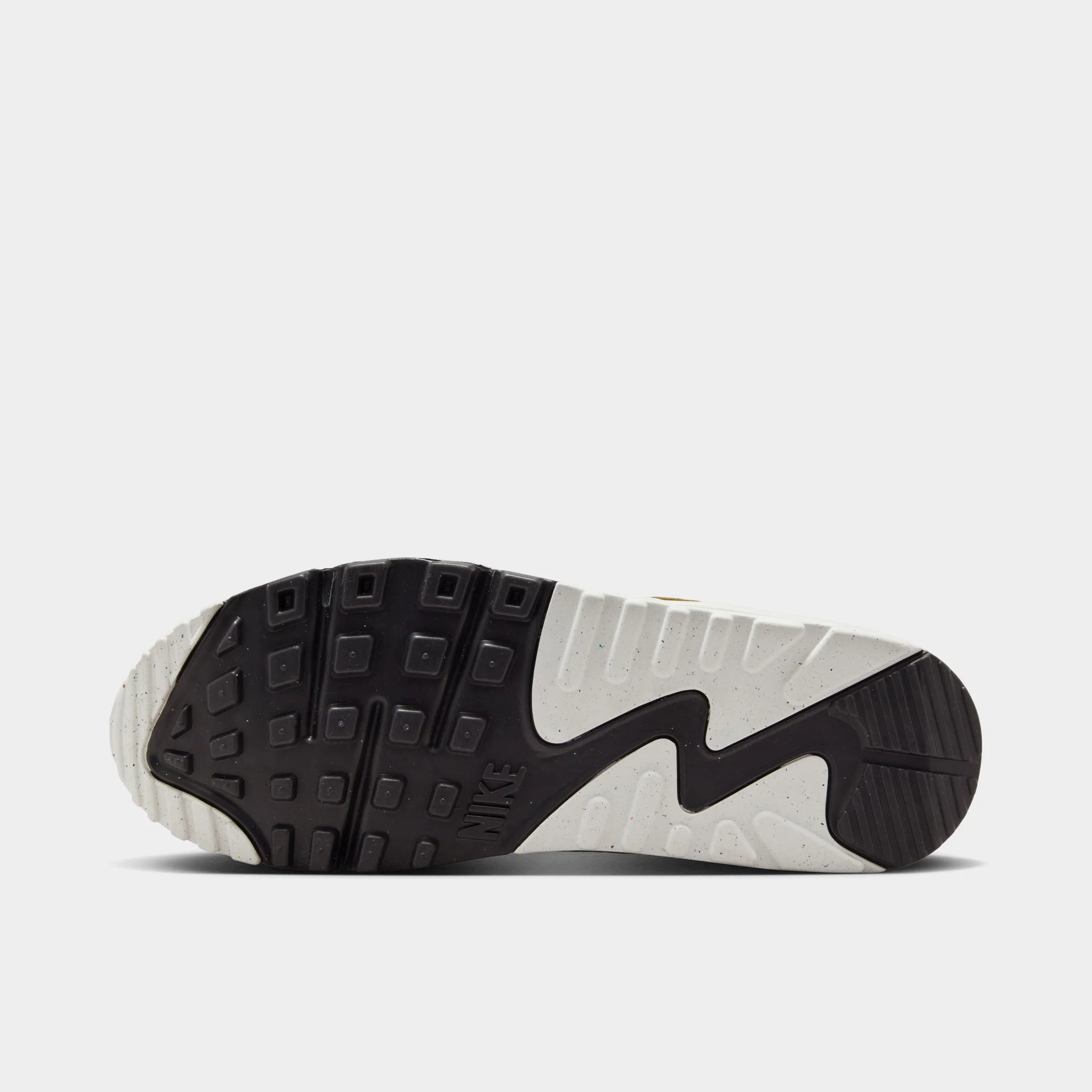Nike Women's Air Max 90 White / Flat Pewter - Light Orewood Brown - Image 6