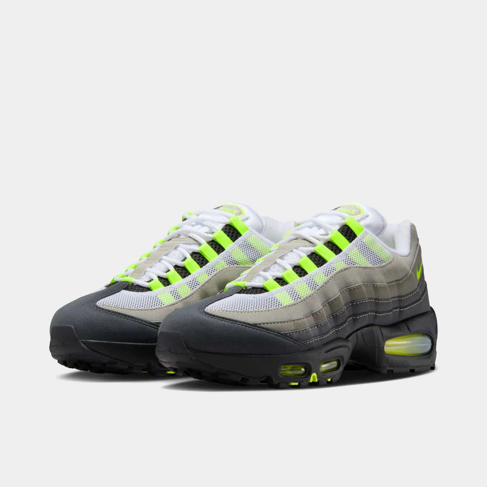 Nike Women's Air Max 95 OG Black / Neon Yellow - Anthracite - Image 2