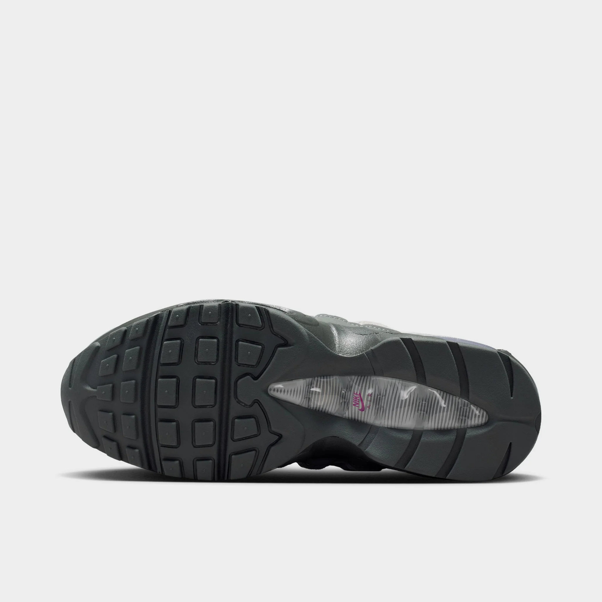 Nike Women's Air Max 95 Cool Grey / Bold Berry - Light Smoke Grey - Image 7