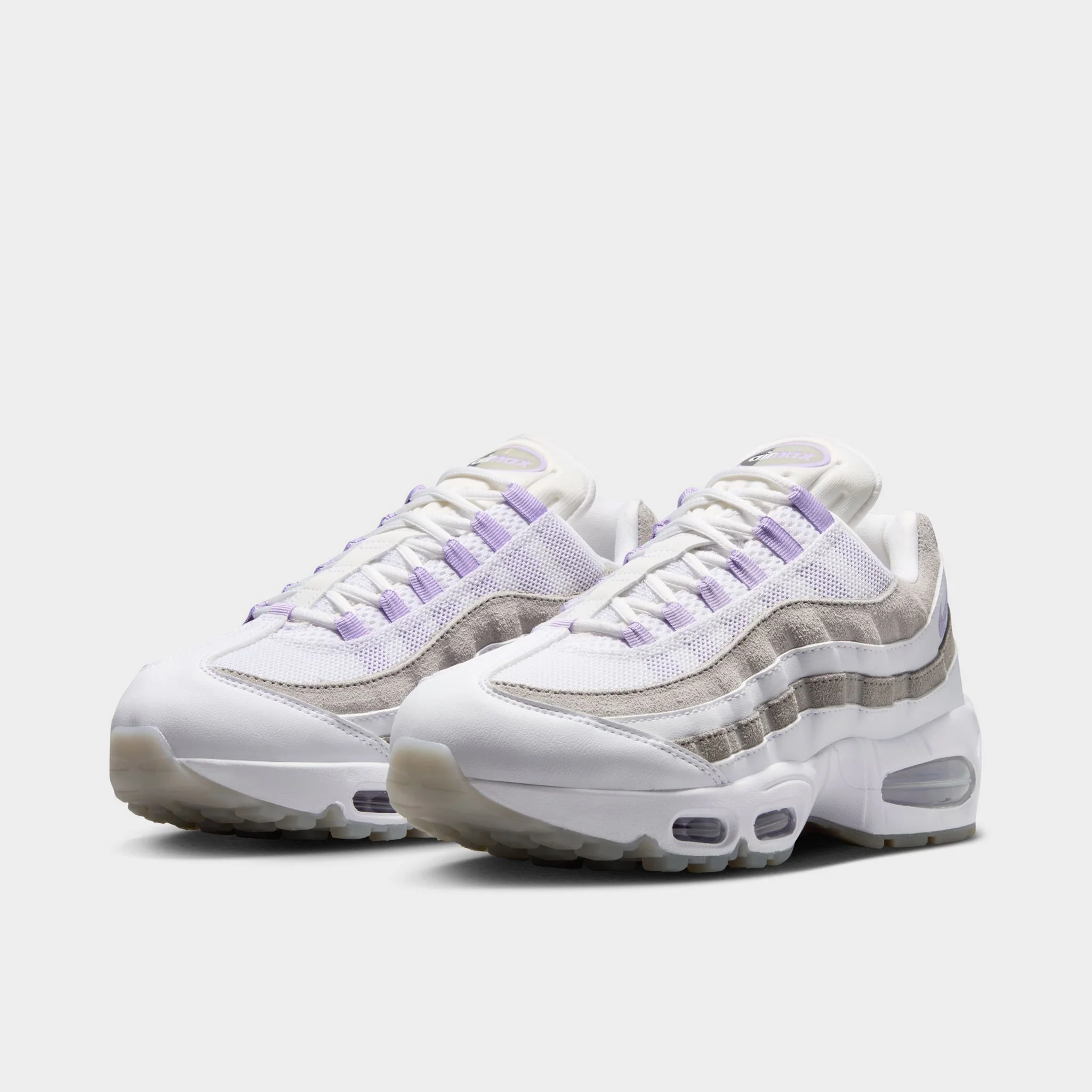 Nike Women's Air Max 95 White / Hydrangeas - Light Graphite - Image 2