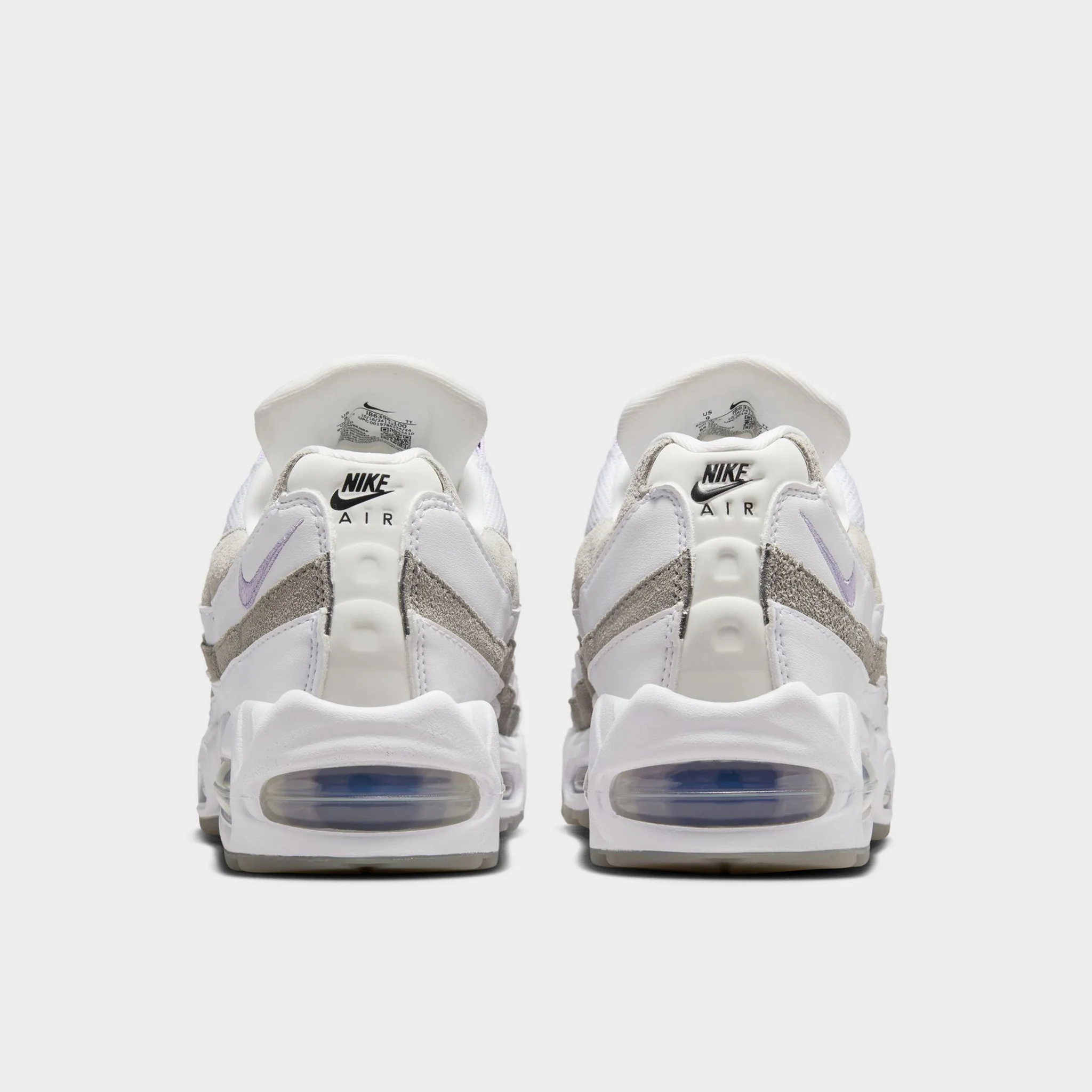 Nike Women's Air Max 95 White / Hydrangeas - Light Graphite - Image 4
