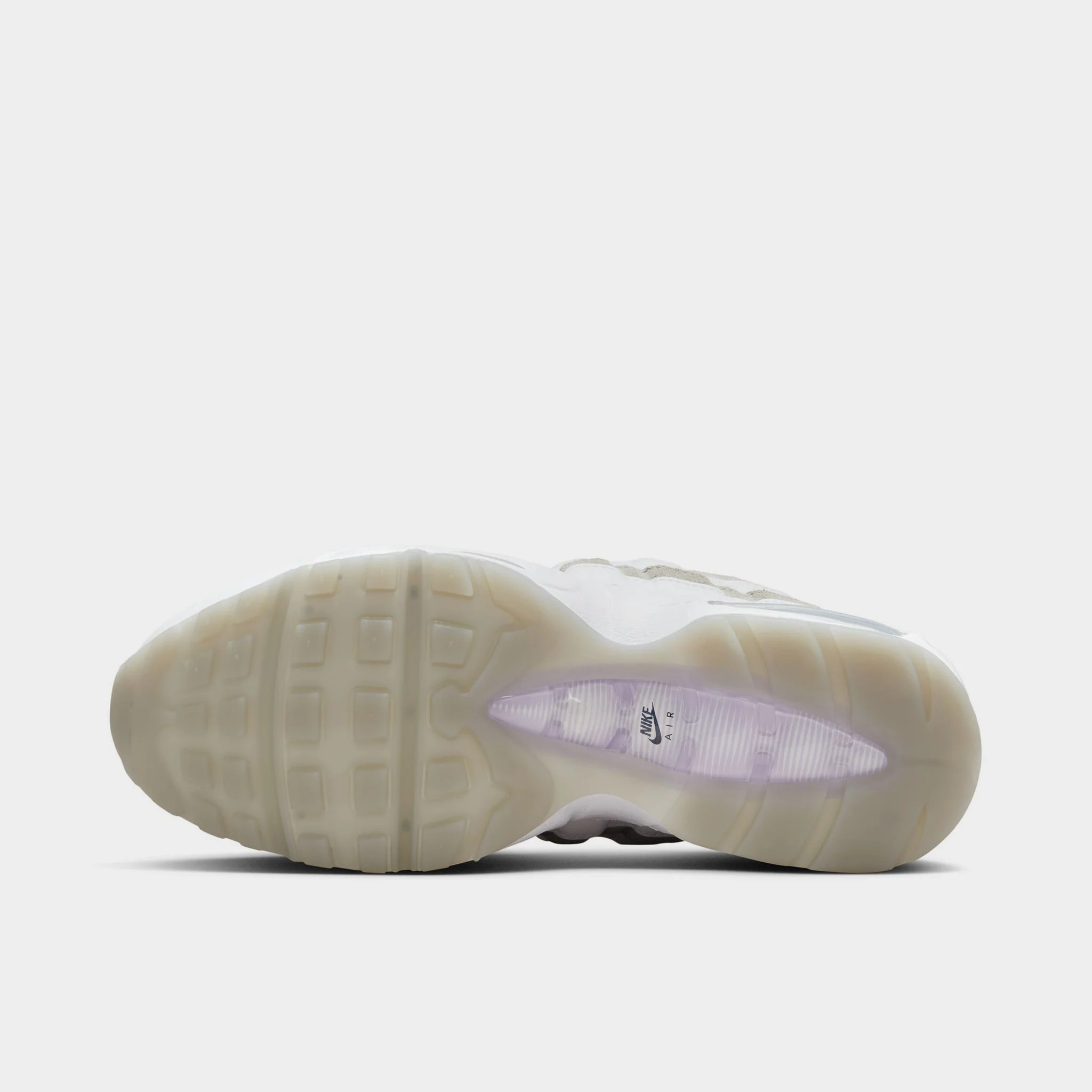Nike Women's Air Max 95 White / Hydrangeas - Light Graphite - Image 6