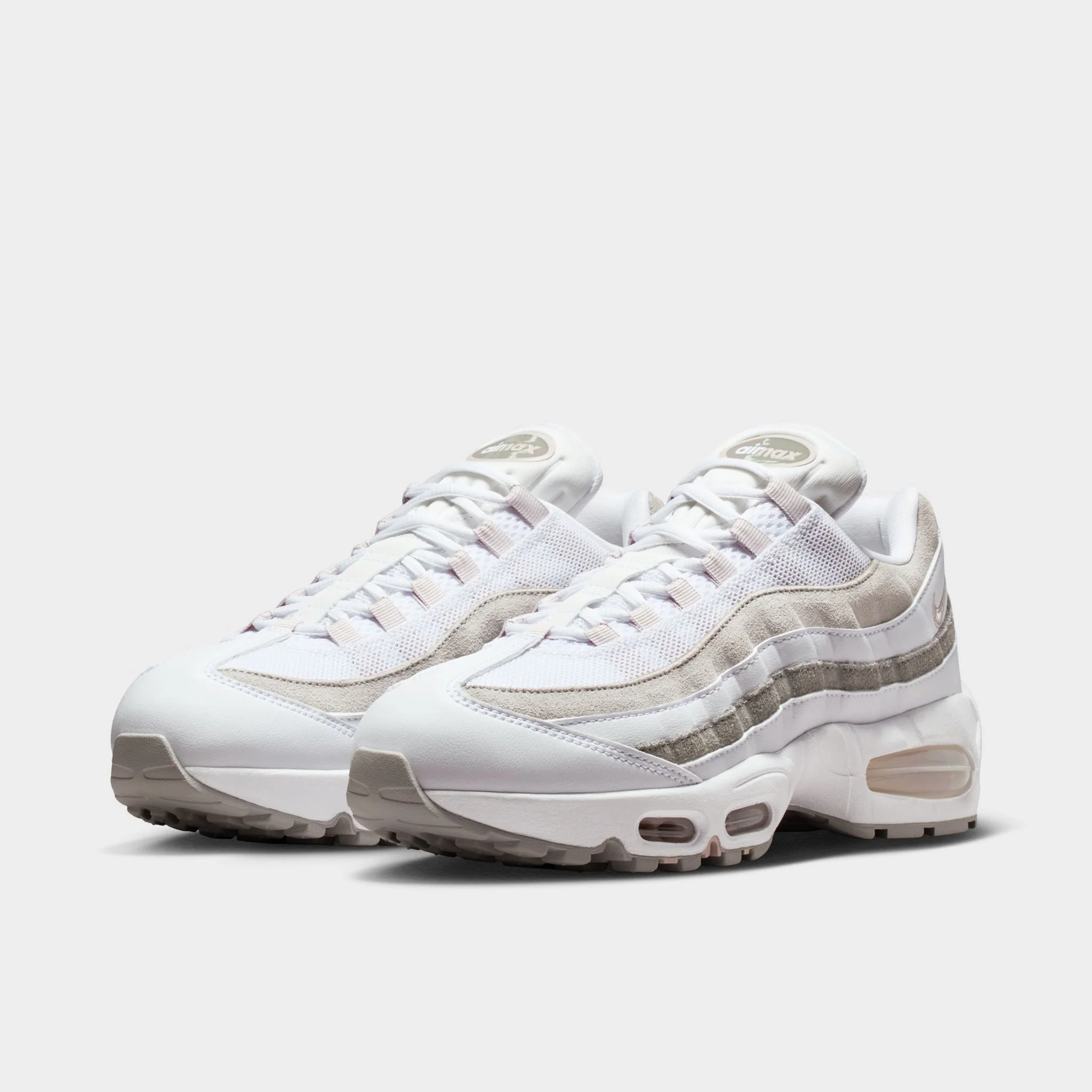Nike Women's Air Max 95 White / Silt Red - Light Charcoal - Image 2