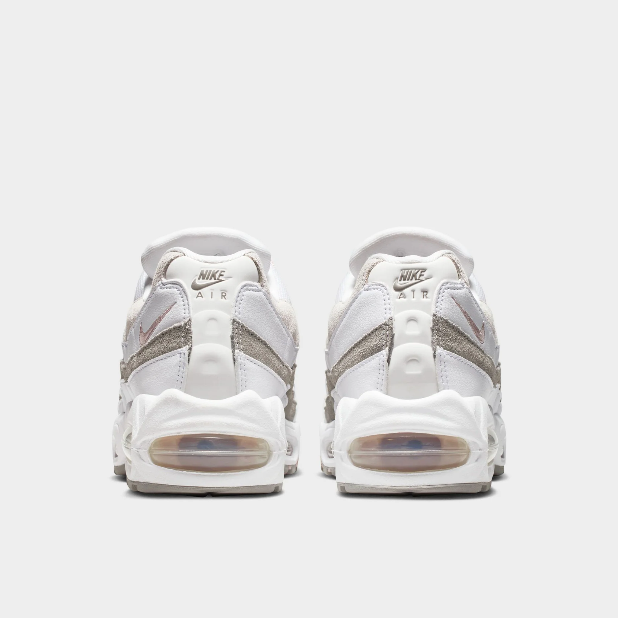 Nike Women's Air Max 95 White / Silt Red - Light Charcoal - Image 4