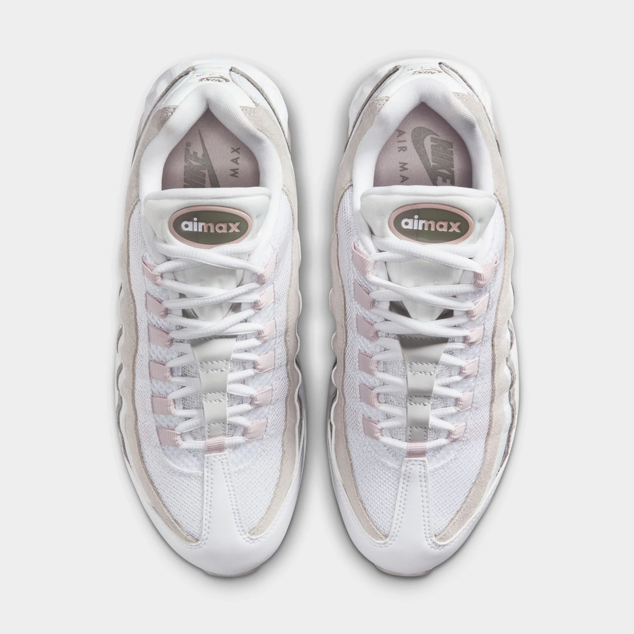 Nike Women's Air Max 95 White / Silt Red - Light Charcoal - Image 5