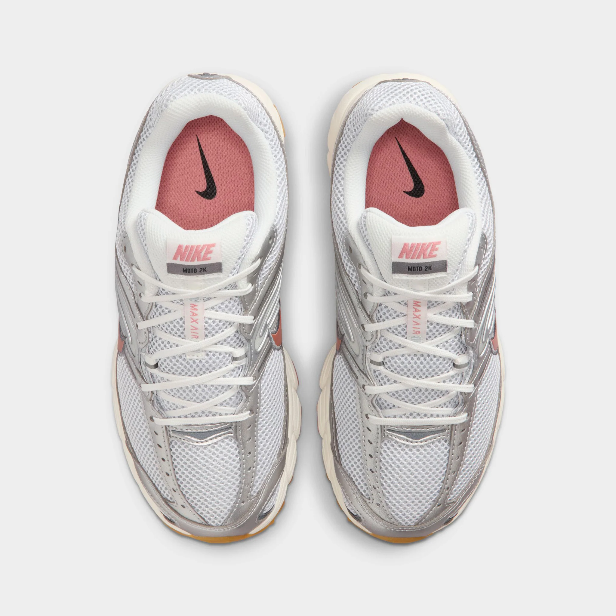 Nike Women's Air Max Moto 2K White / Metallic Red Bronze - Metallic Silver - Image 6