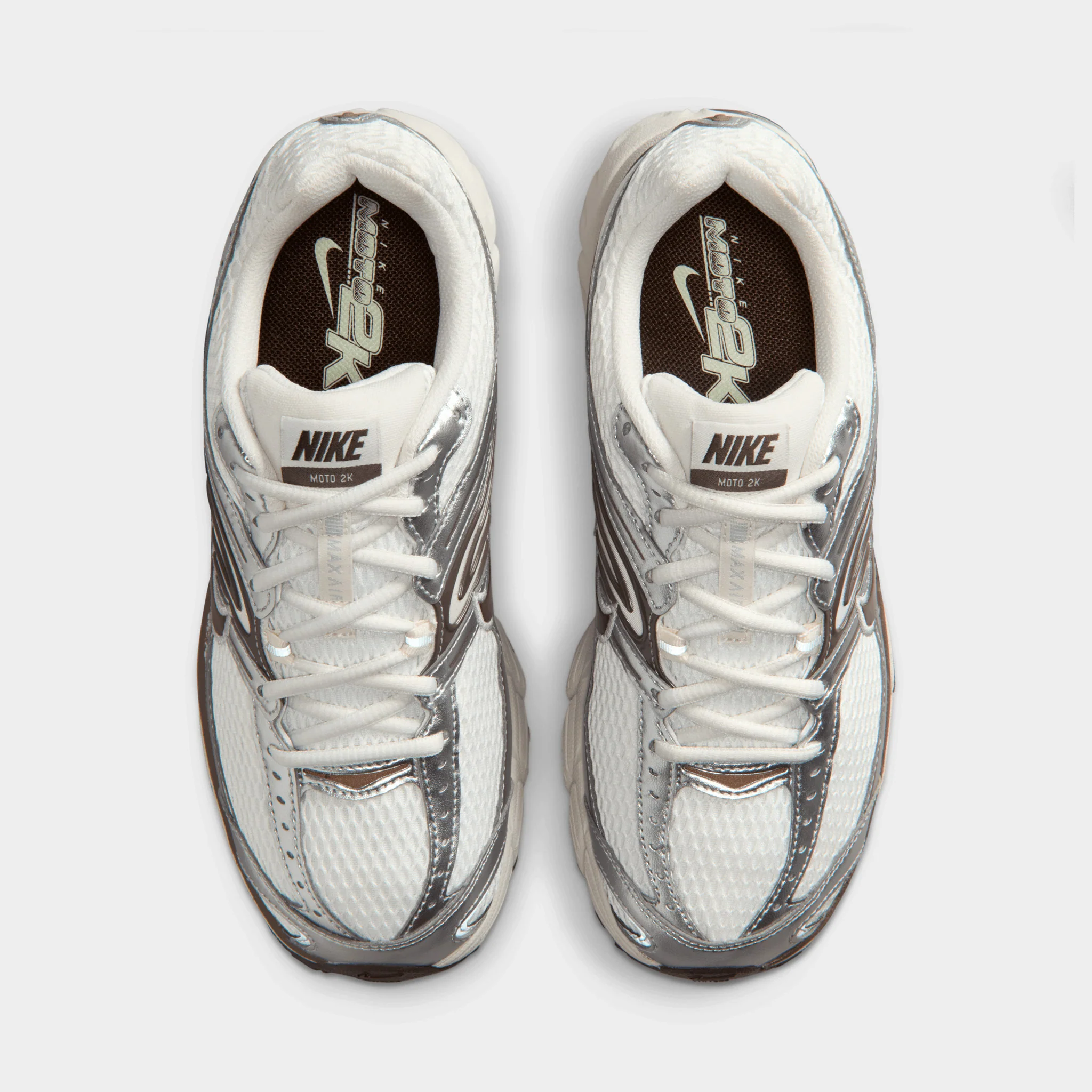 Nike Women's Air Max Moto Phantom / Baroque Brown - Metallic Silver - Image 5