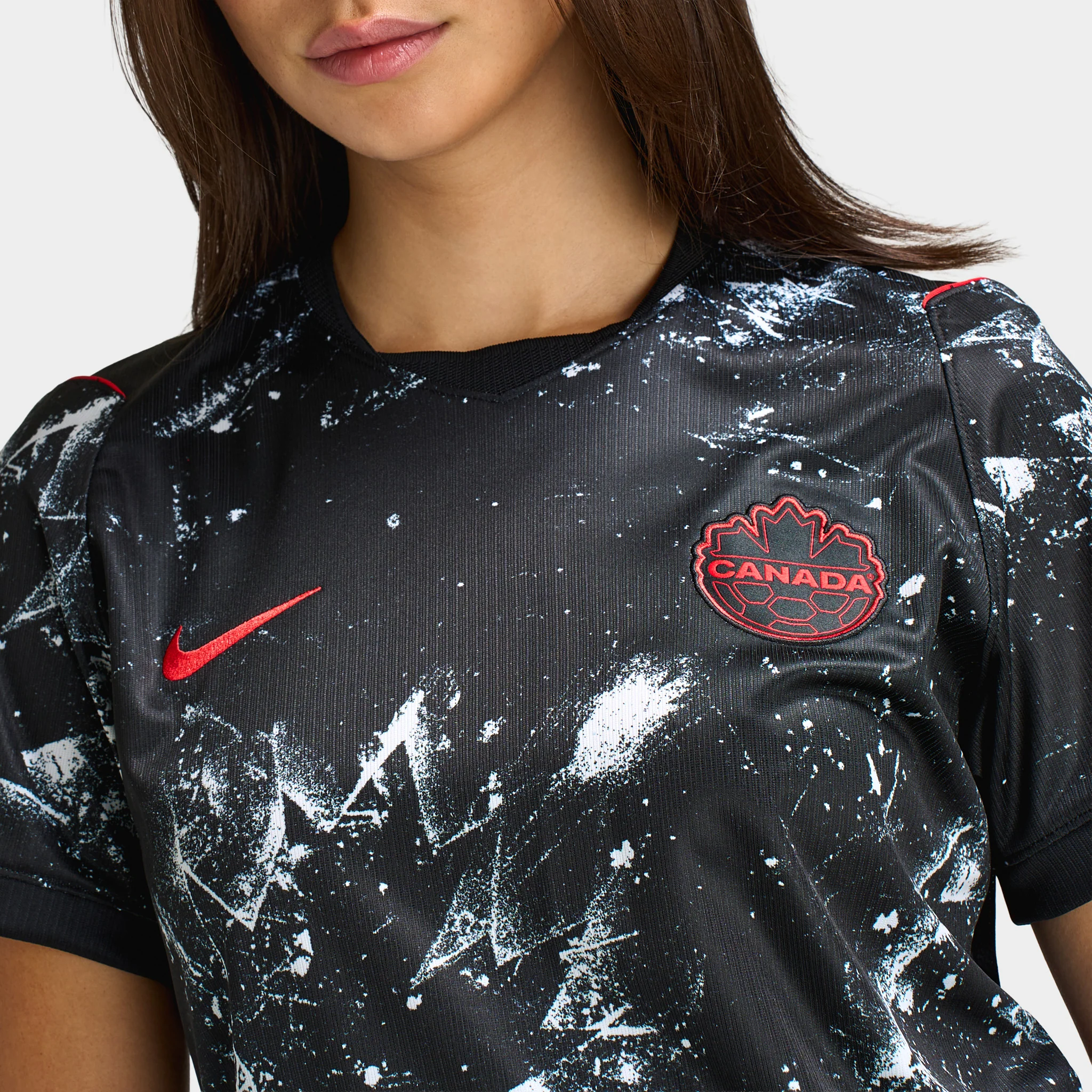 Nike Women's Canada Stadium Replica Jersey Canada (Away) / Black - Image 3
