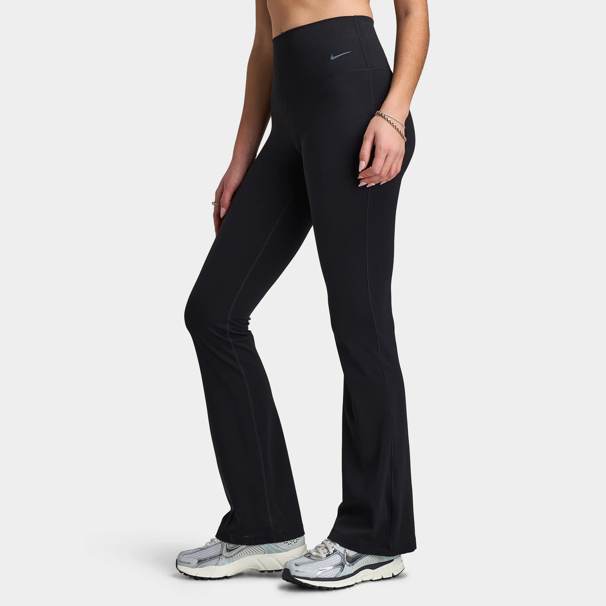 Nike Women's Dri Fit Zenvy High Rise Flare / Black - Image 3