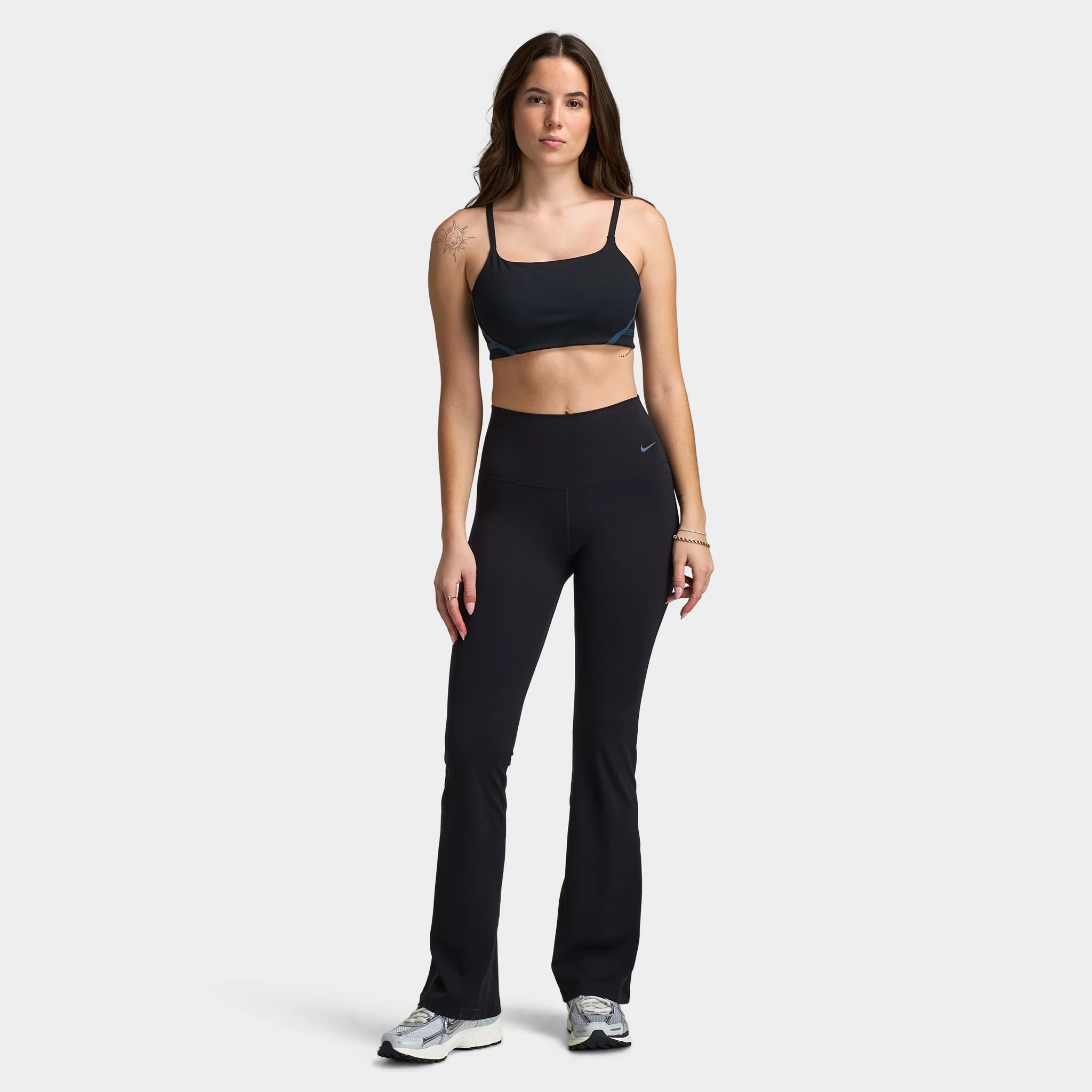 Nike Women's Dri Fit Zenvy High Rise Flare / Black - Image 6