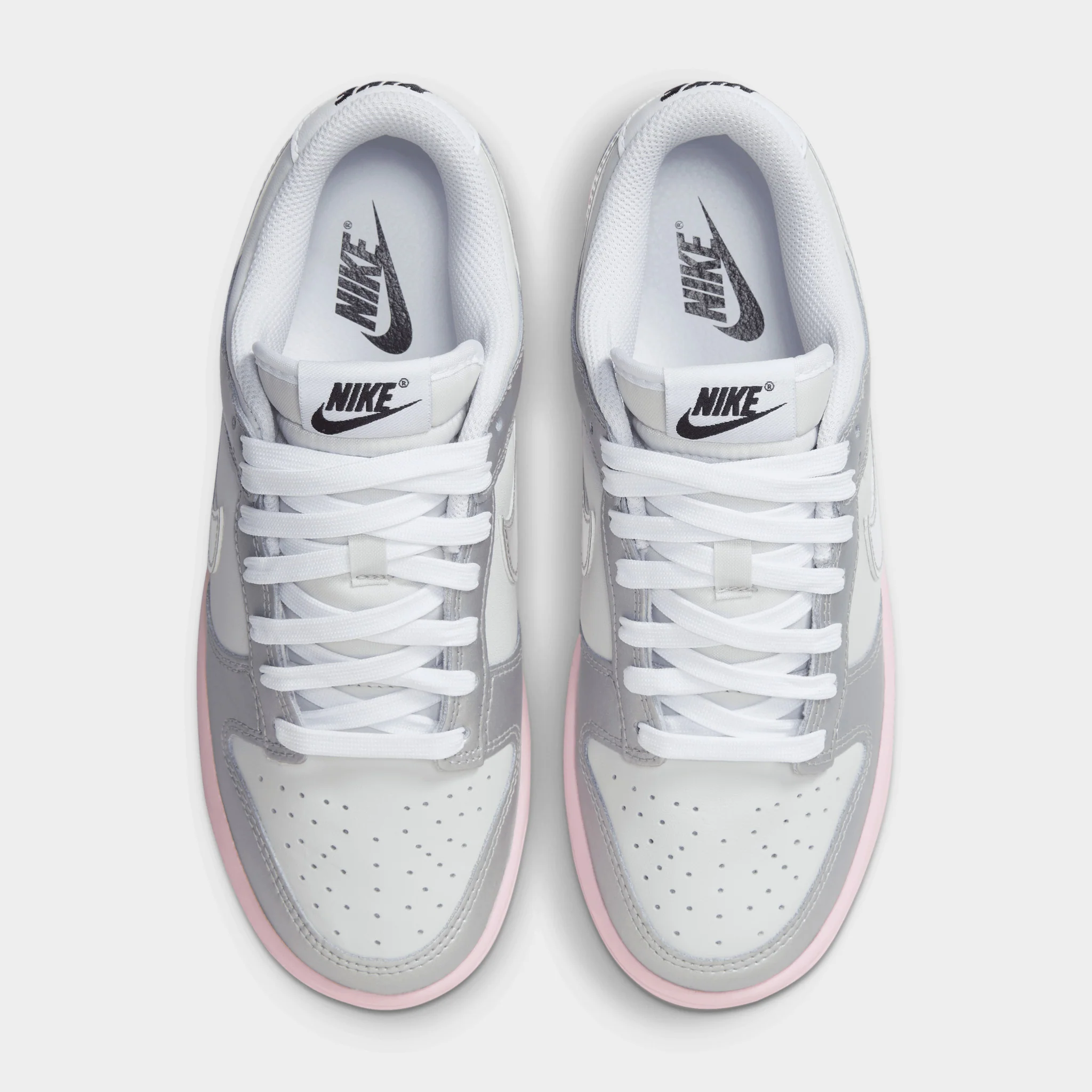 Nike Women's Dunk Low LX Photon Dust / Metallic Silver - Pink Foam - Image 5