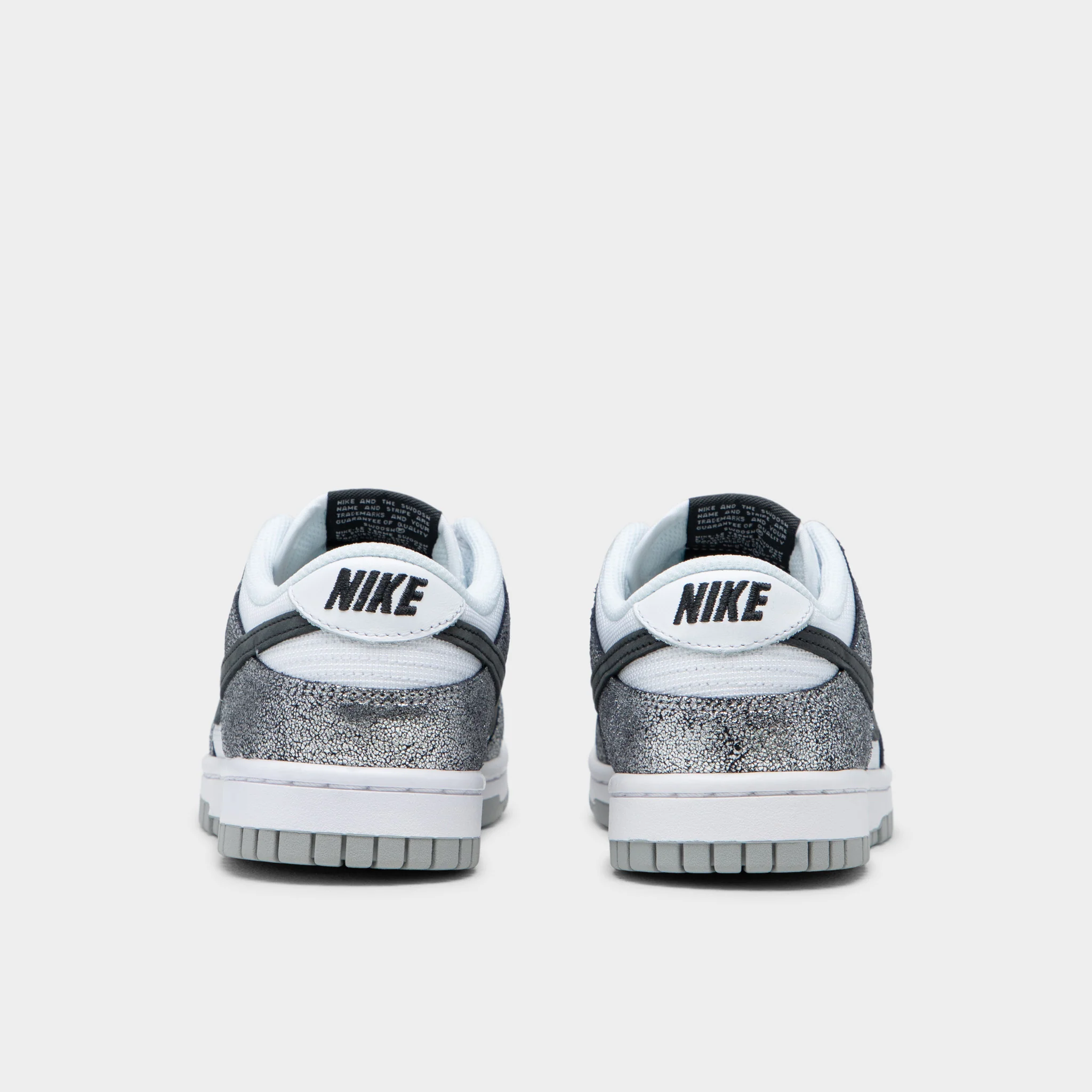 Nike Women's Dunk Low Metallic Silver / Off Noir - White - Image 5
