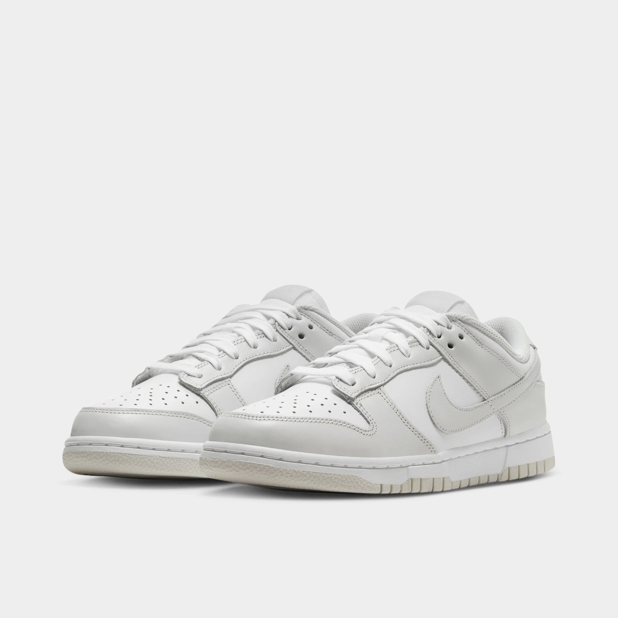 Nike Womens Dunk Low White / Photon Dust - White - Image 2