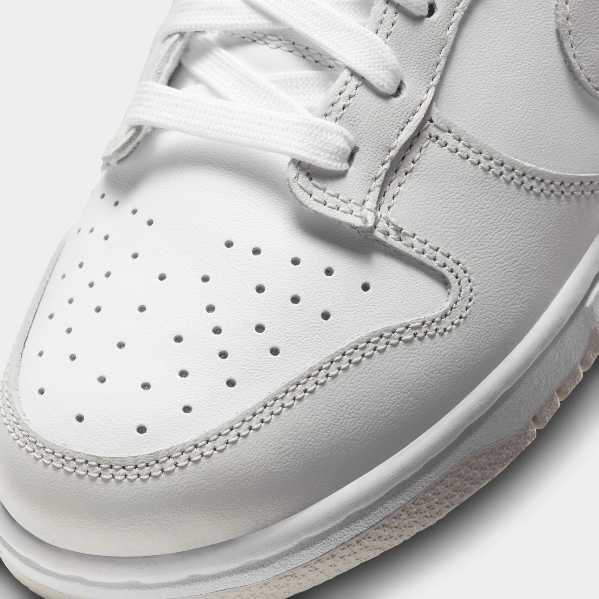 Nike Womens Dunk Low White / Photon Dust - White - Image 3