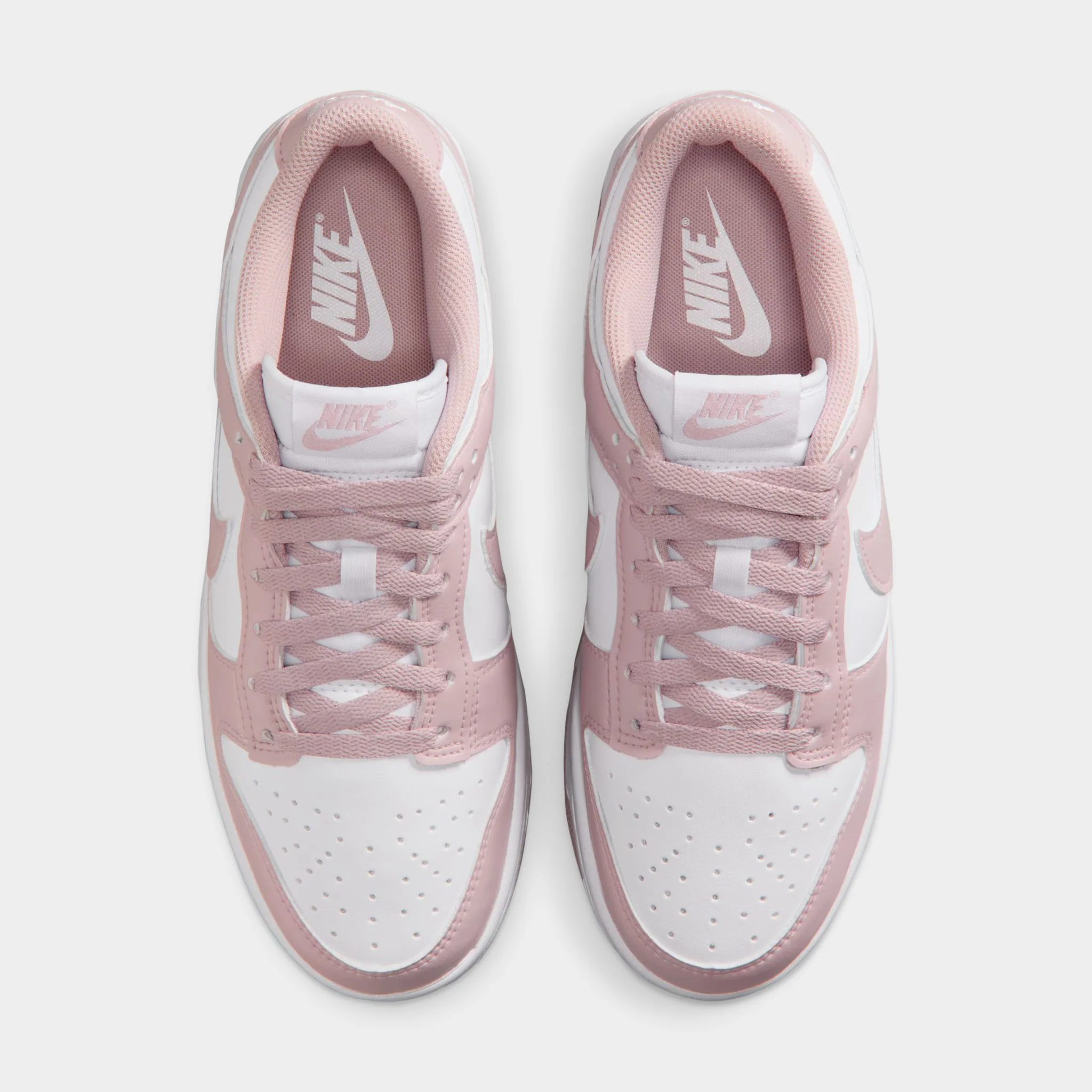 Nike Women's Dunk White / Particle Rose - White - Image 6