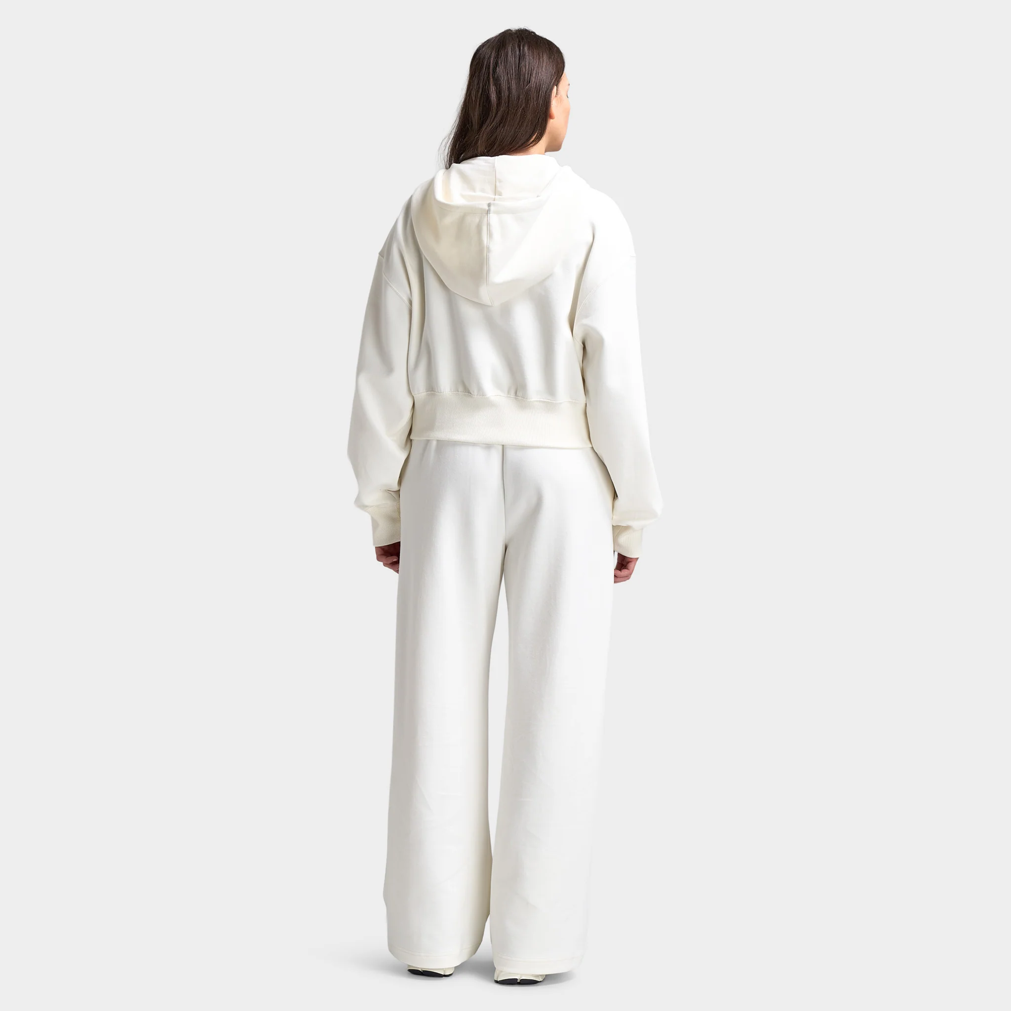 Nike Women's Phoenix Fleece Fullzip Hoodie / Sail - Image 6