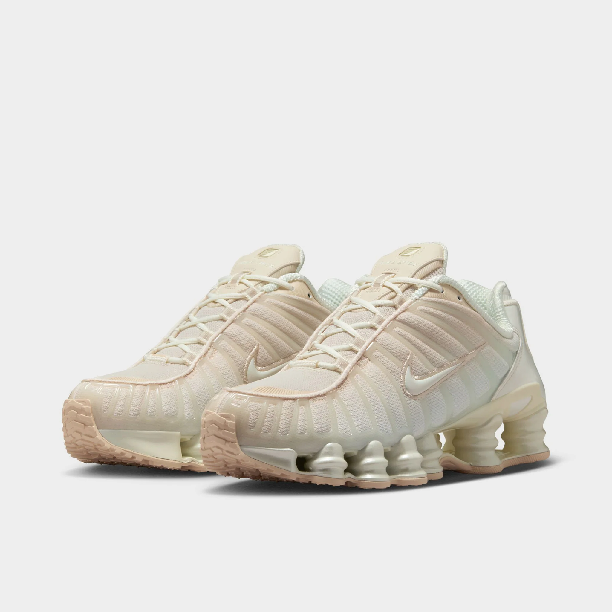 Nike Women's Shox TL Pearl White / Soft Pearl - Particle Pink - Image 2