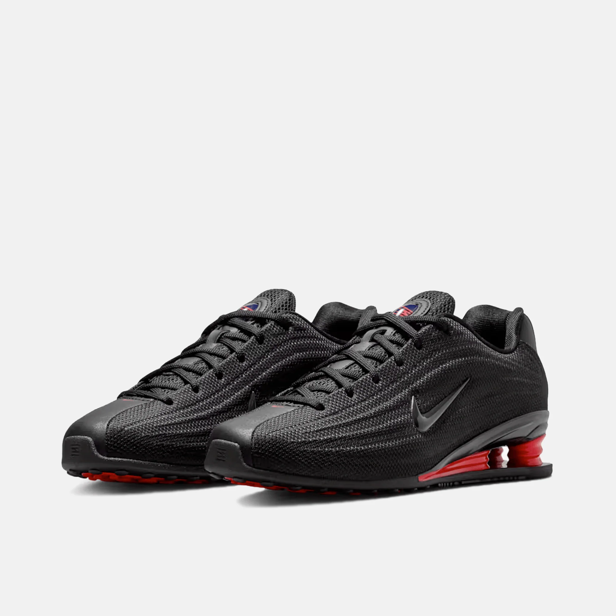 Nike Women's Shox Z Black / Black - University Red - Image 2
