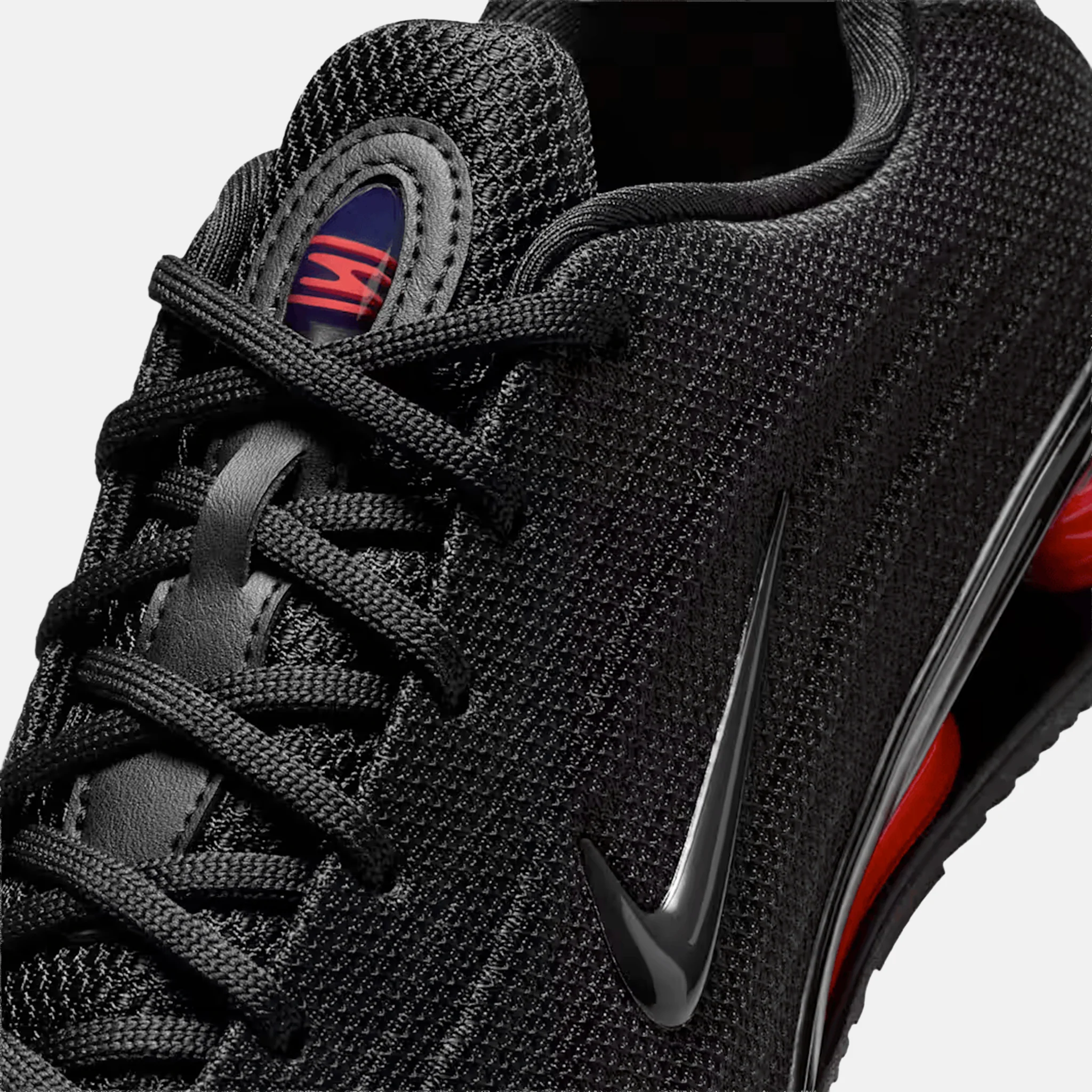 Nike Women's Shox Z Black / Black - University Red - Image 4