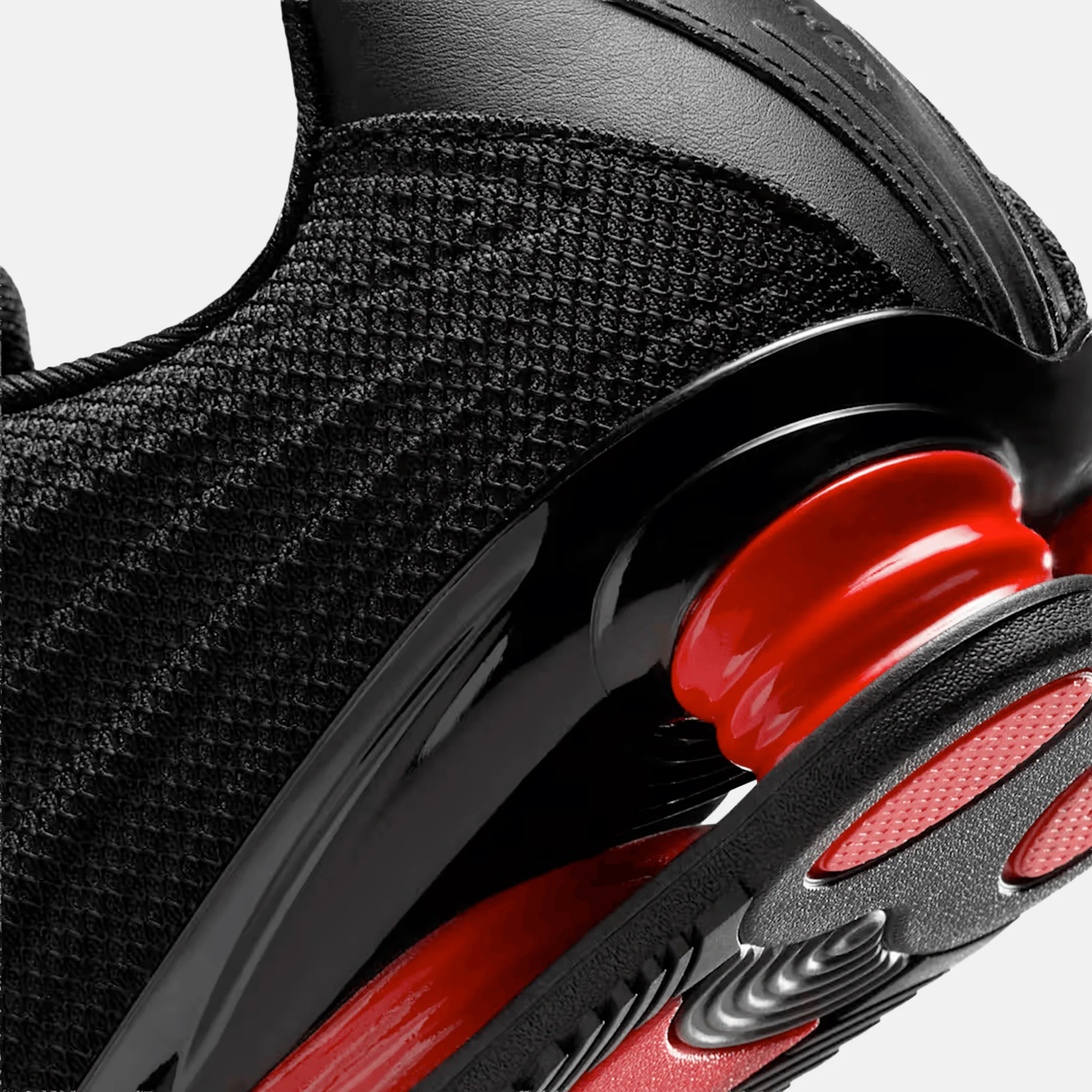 Nike Women's Shox Z Black / Black - University Red - Image 5