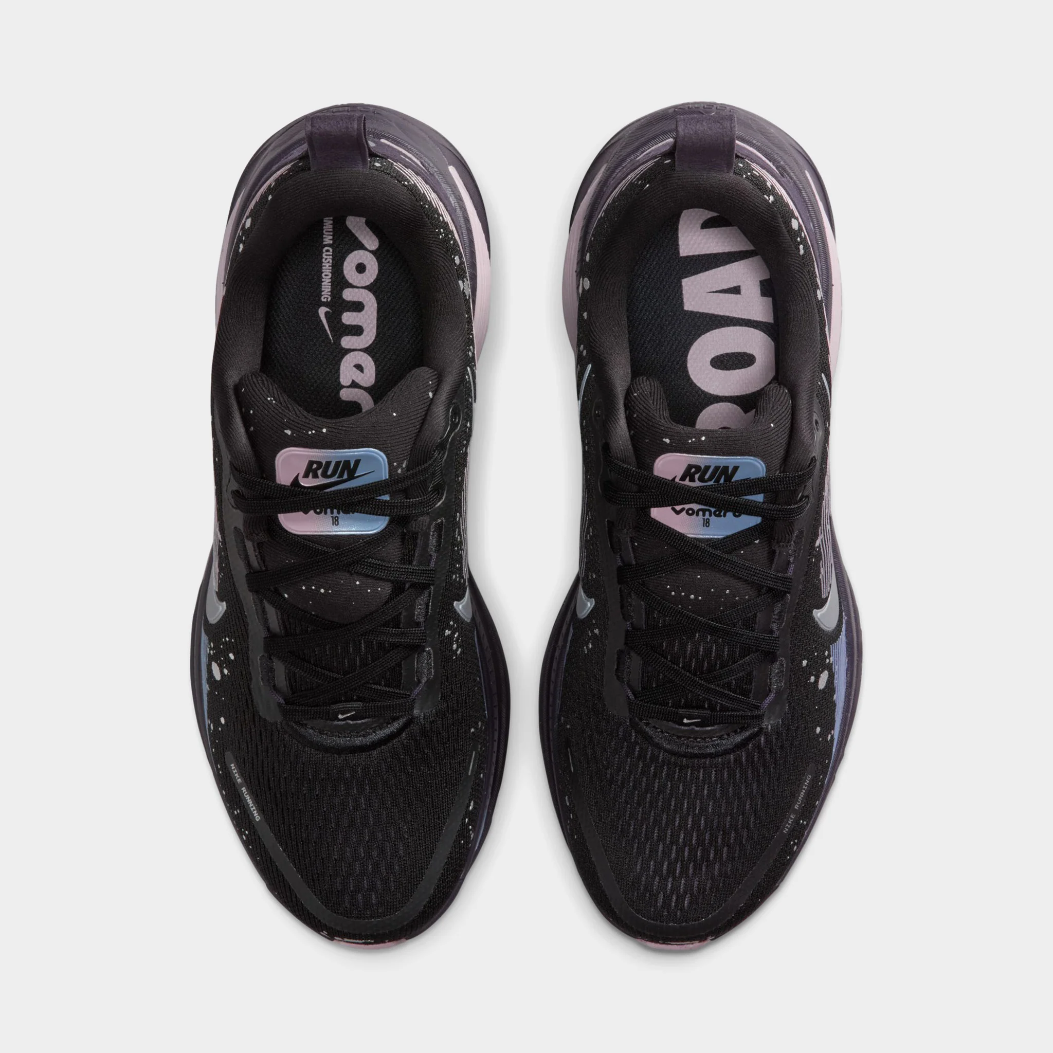 Nike Women's Vomero 18 Black / Metallic Dark Grey - Cave Purple - Image 6