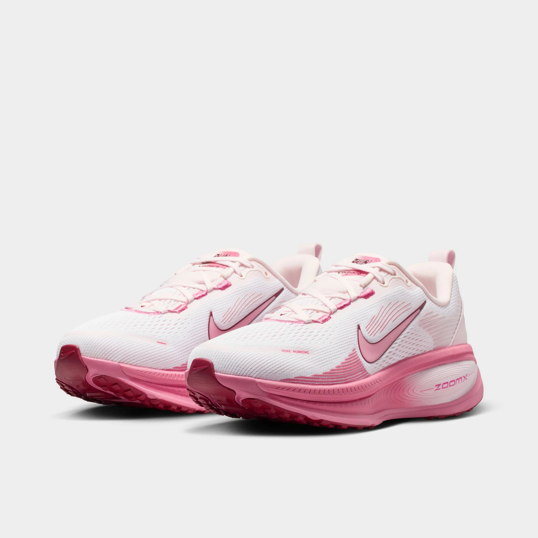 Nike Women's Vomero 18 White / Peony - Pearl Pink - Image 2