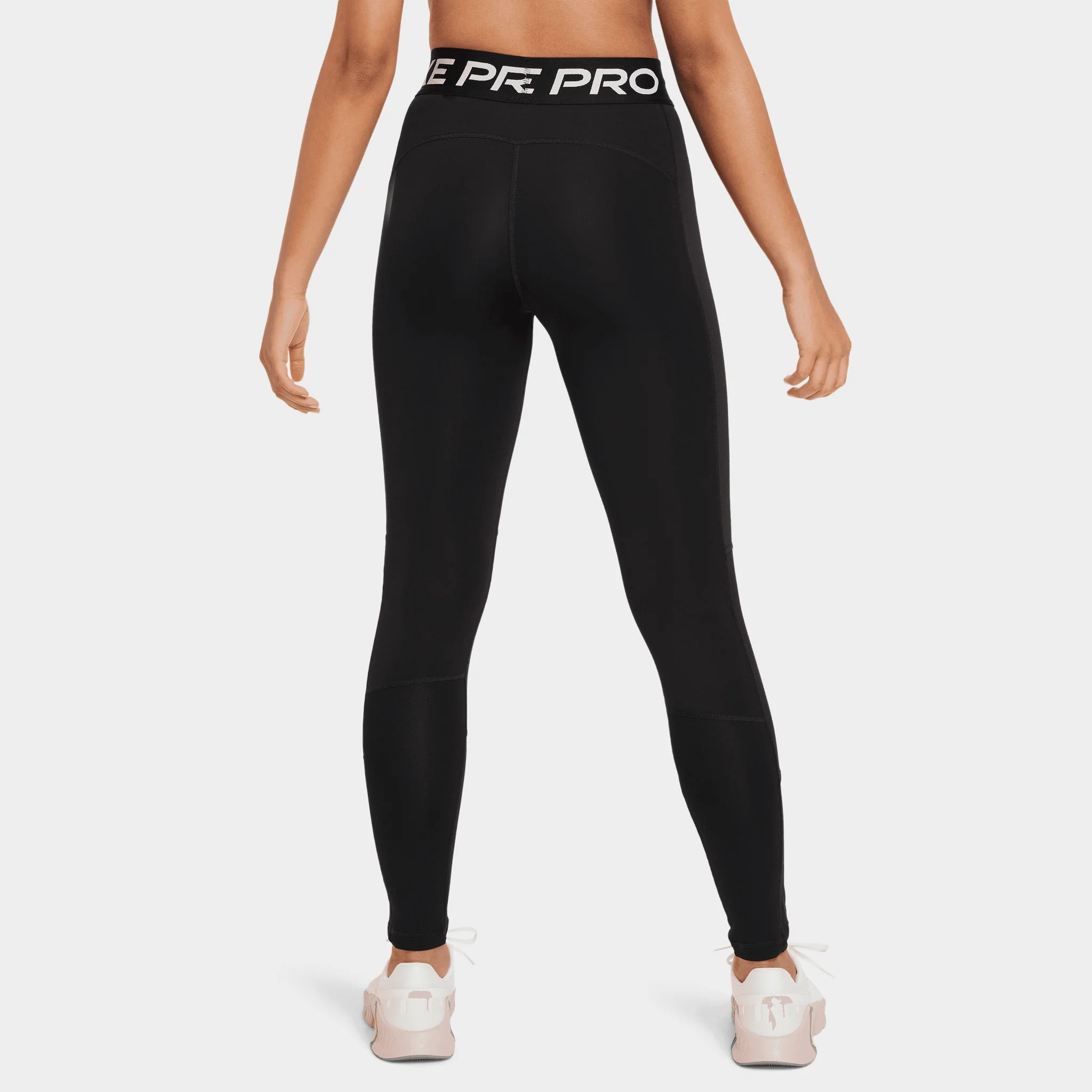 Nike Pro Junior Girls' Dri-FIT Leggings / Black - Image 8