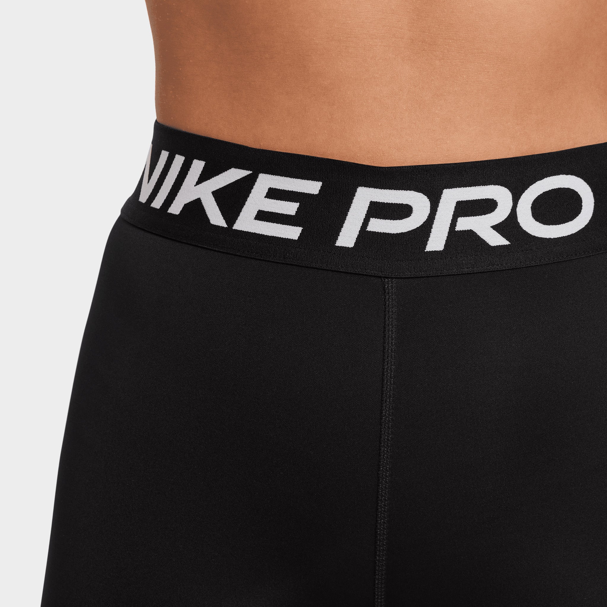 Nike Pro Junior Girls' Dri-FIT Leggings / Black - Image 9