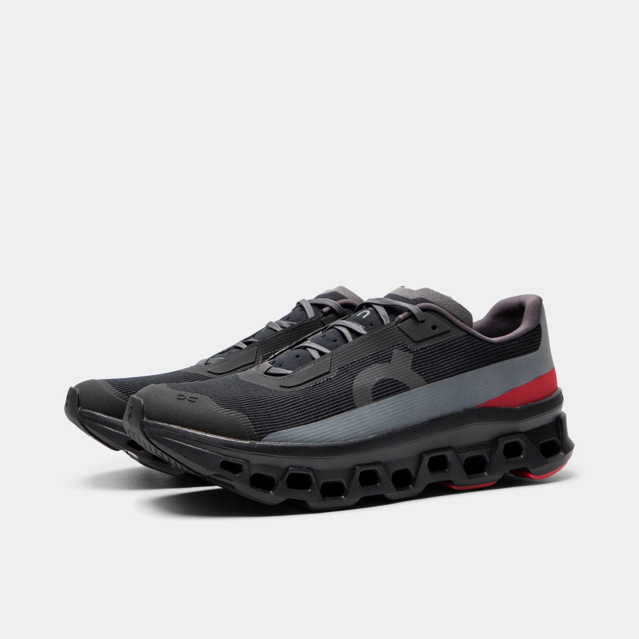 On Cloudmonster Void Black / Red - Image 2