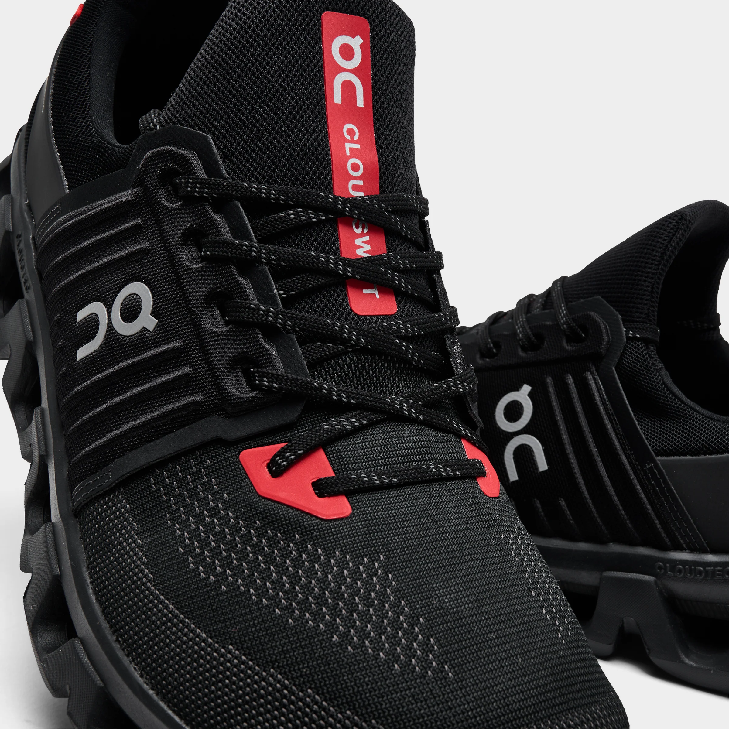 On Cloudswift 4 Black / Grey - Red - Image 3