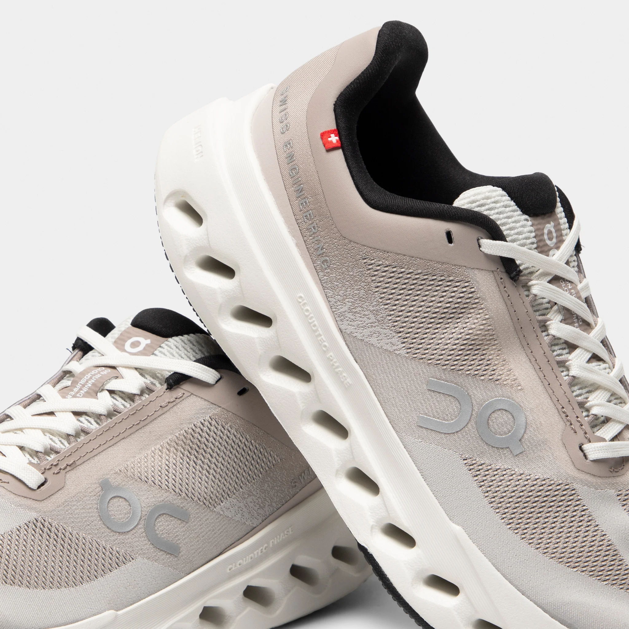On Women's Cloudsurfer Next Fog / Ivory - Image 3