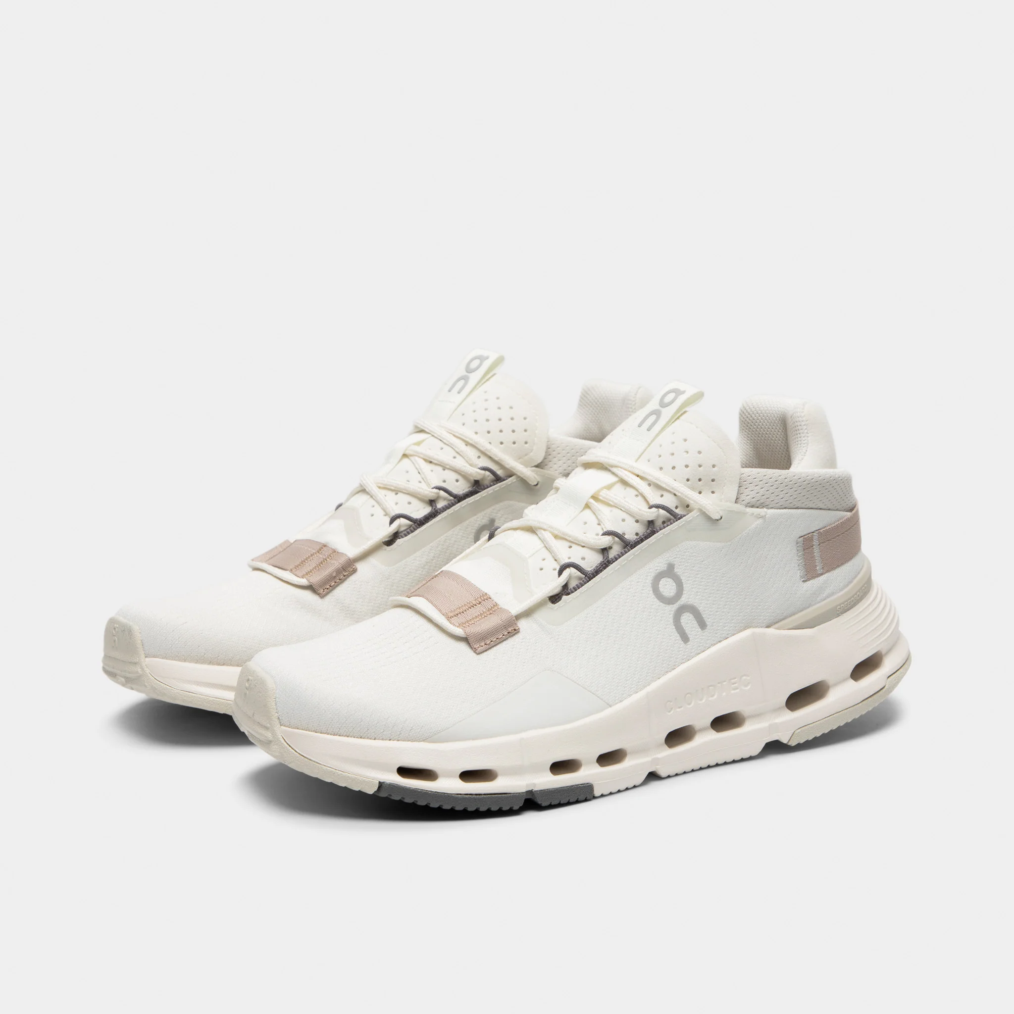 On Women's Cloudnova 2 Ice / Sand - Image 2