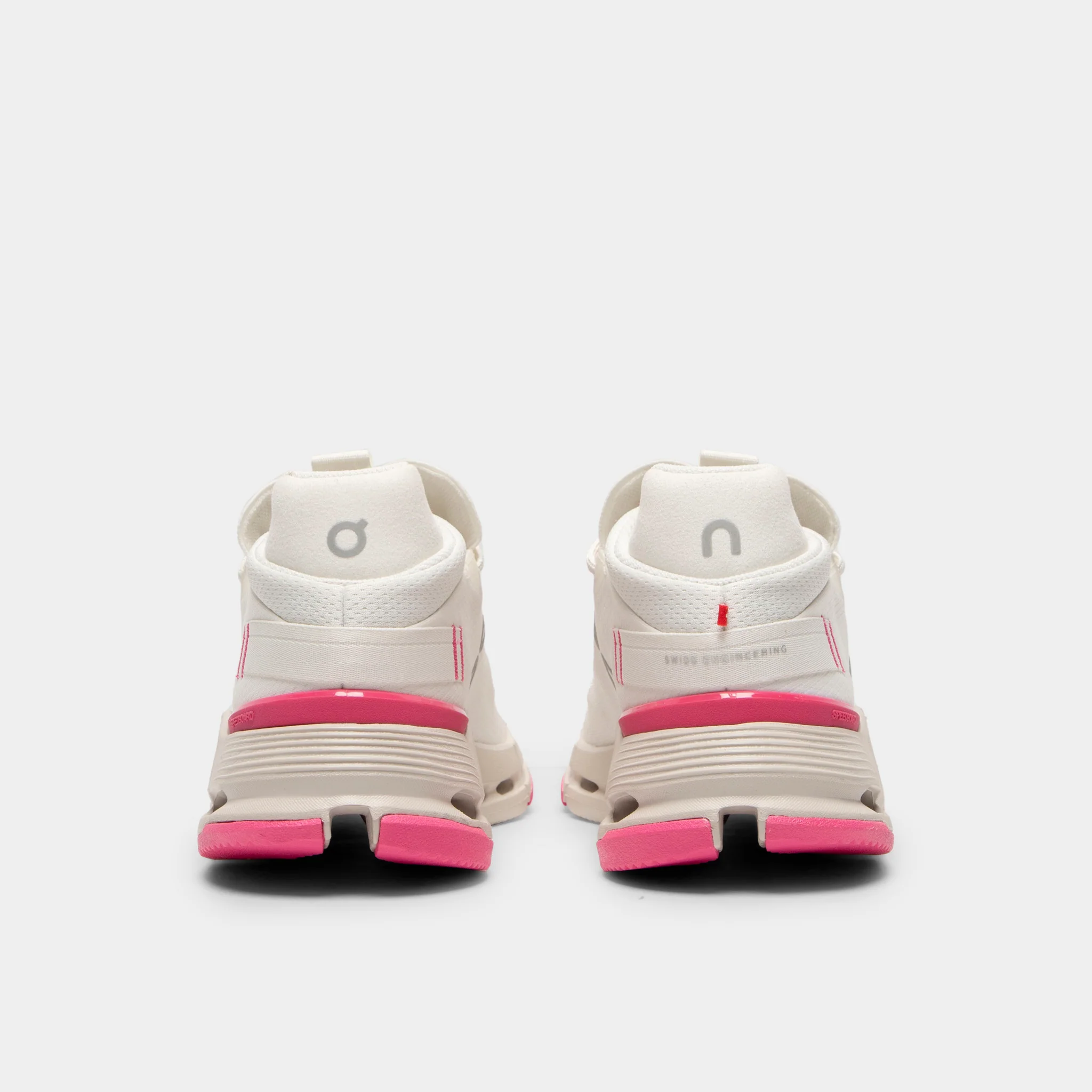On Women's Cloudnova Ivory / Pink - Image 4