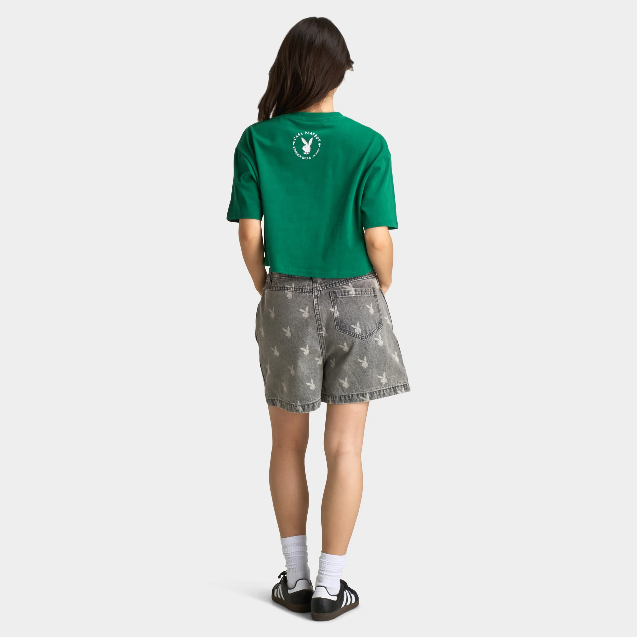 Playboy Women's Olga De Mar Tennis Tee / Verdant Green - Image 6