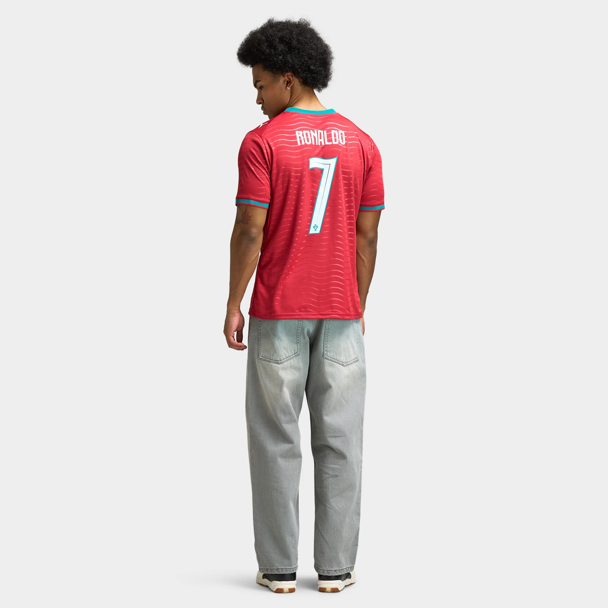 Puma Portugal Home Jersey Replica Ronaldo / Red - Image 4