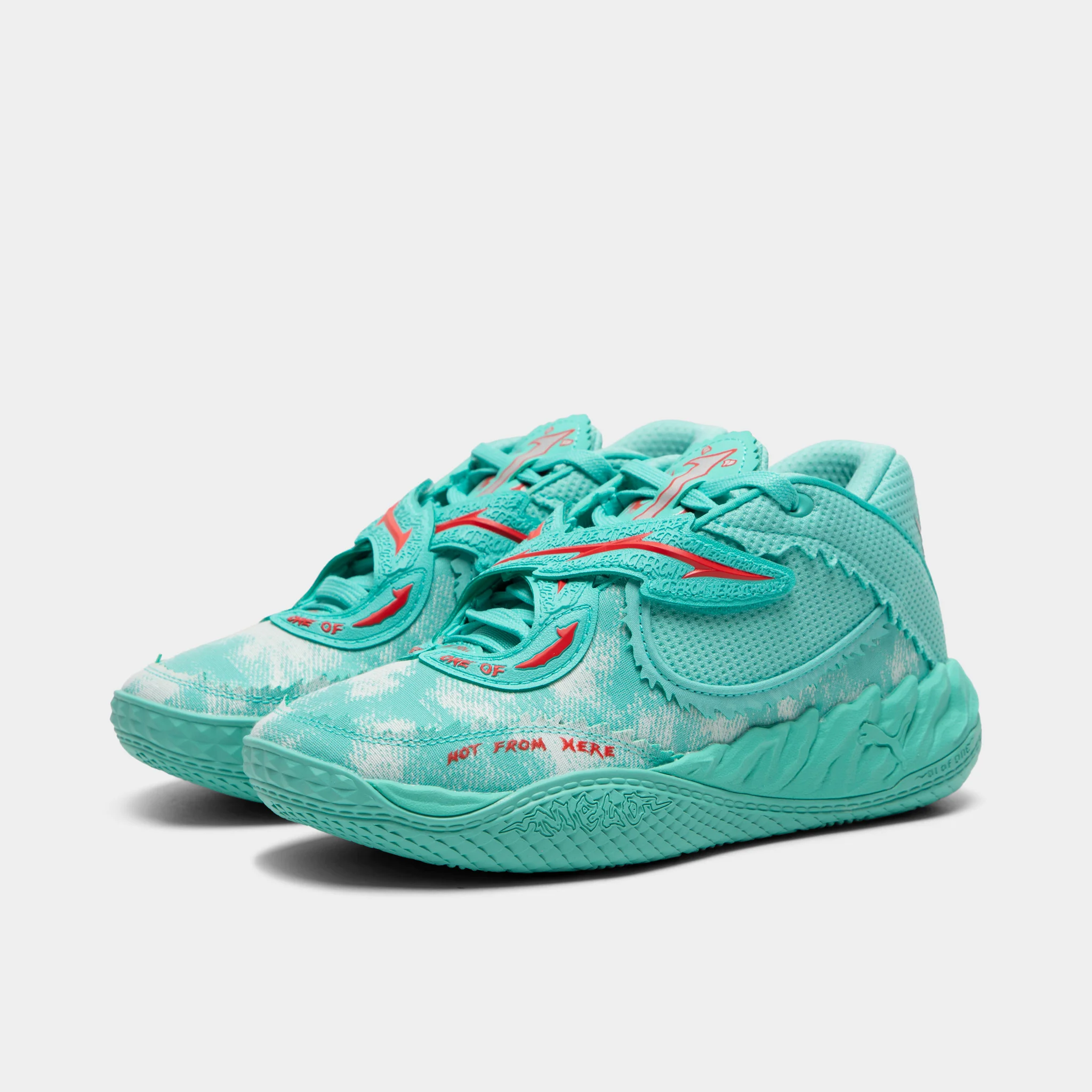 PUMA Juniors' MB.05 Melo World Aquatic / For all Time Red - Image 2