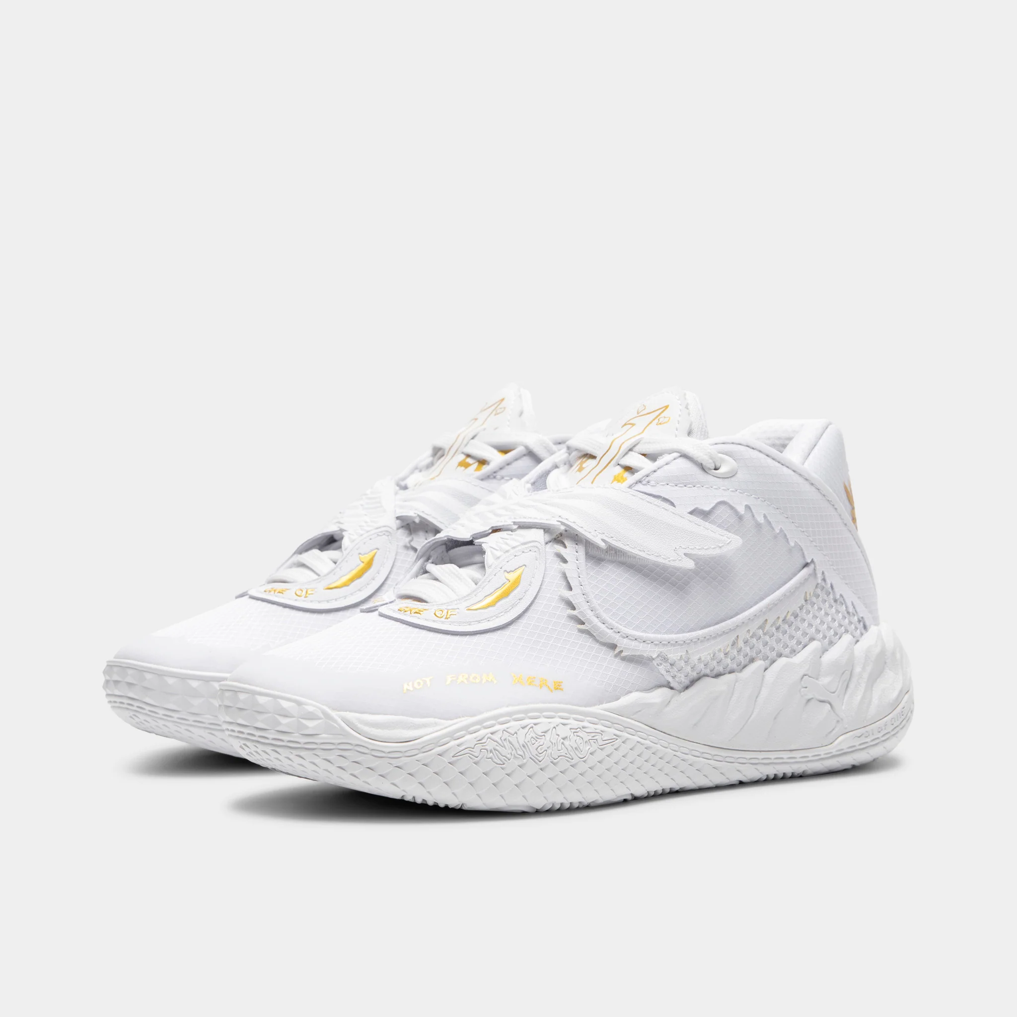 PUMA Juniors' MB.05 White / Silver Mist - Image 2