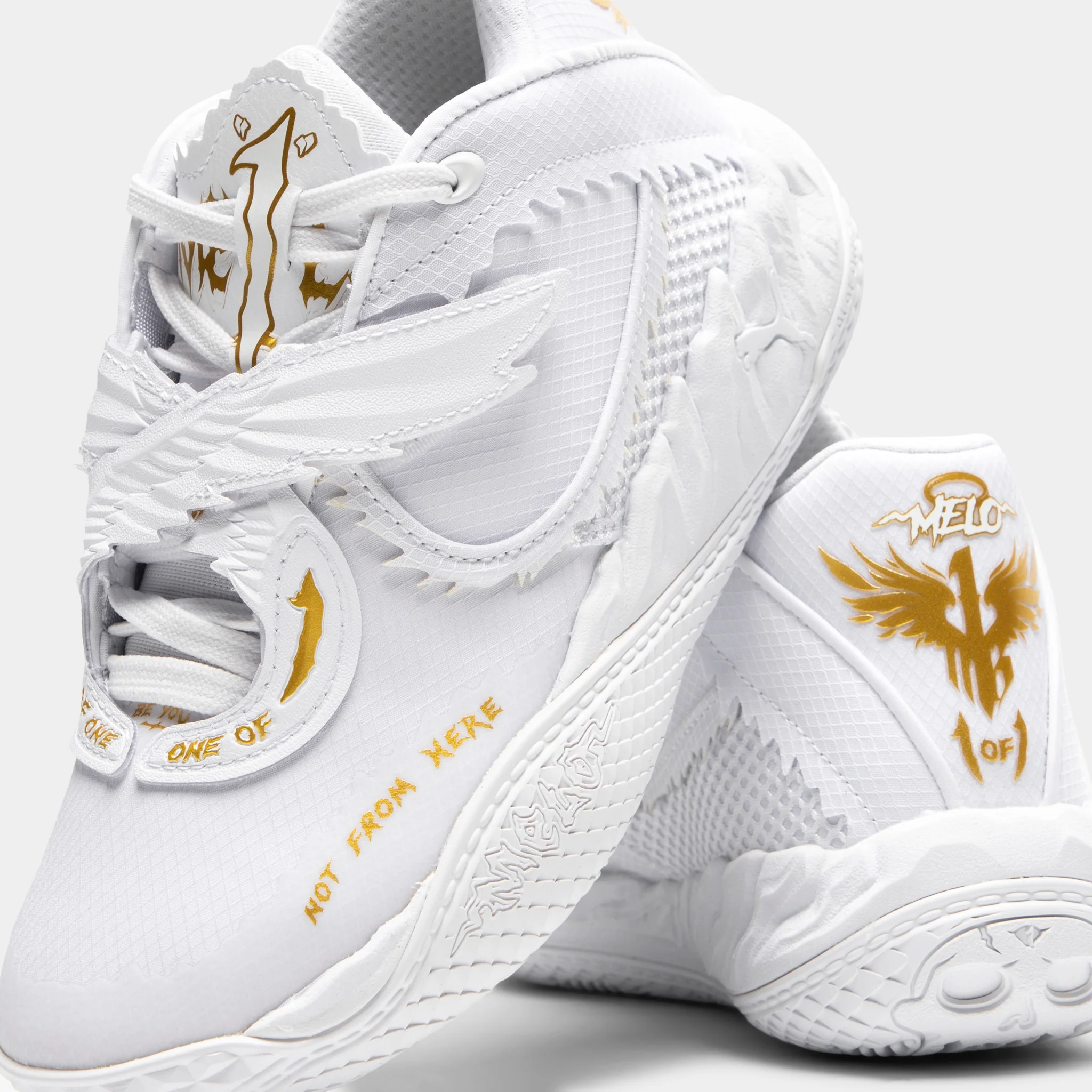 PUMA Juniors' MB.05 White / Silver Mist - Image 3