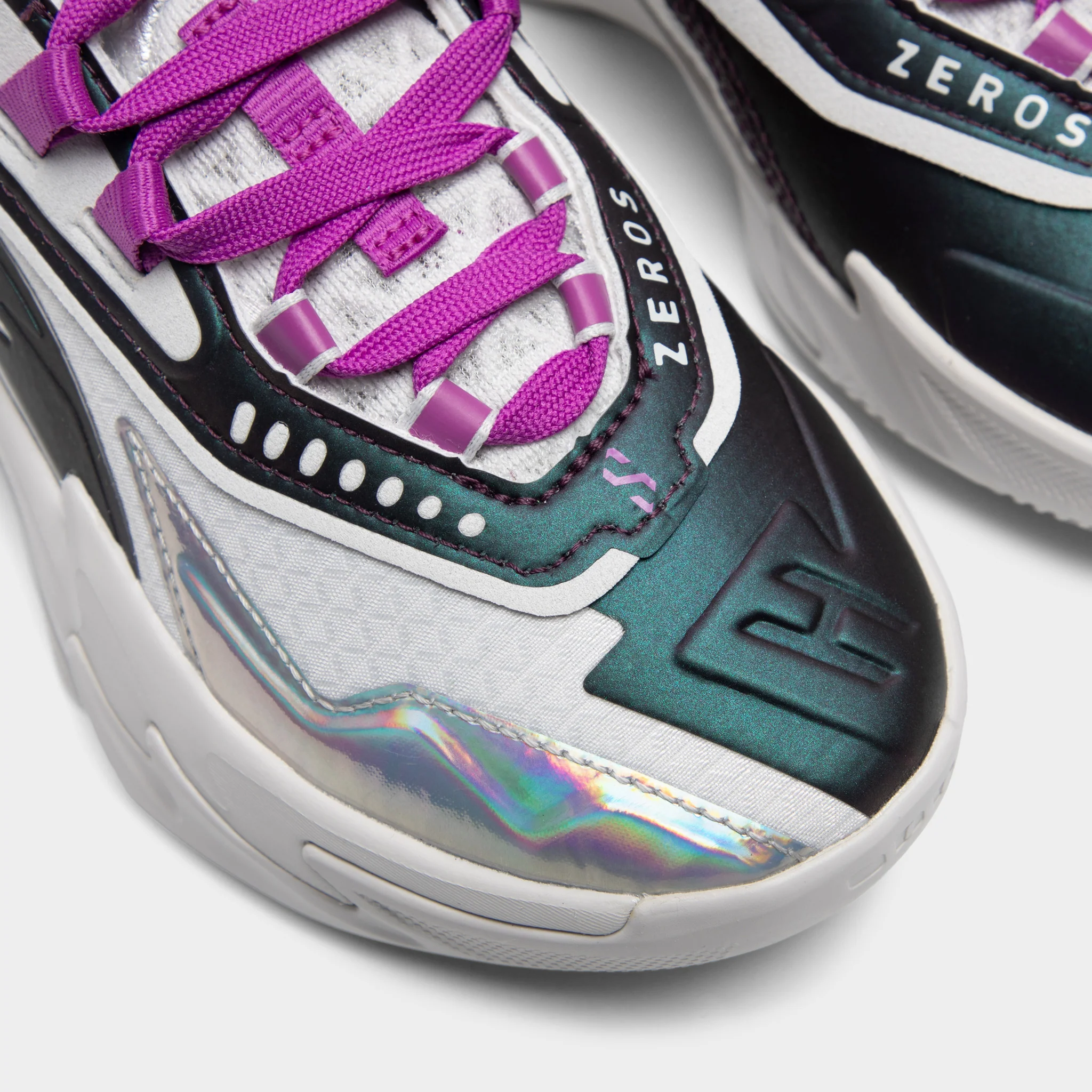 PUMA Juniors' Scoot Zeros II "Sterling" Feather Gray / Wild Berry - Image 3