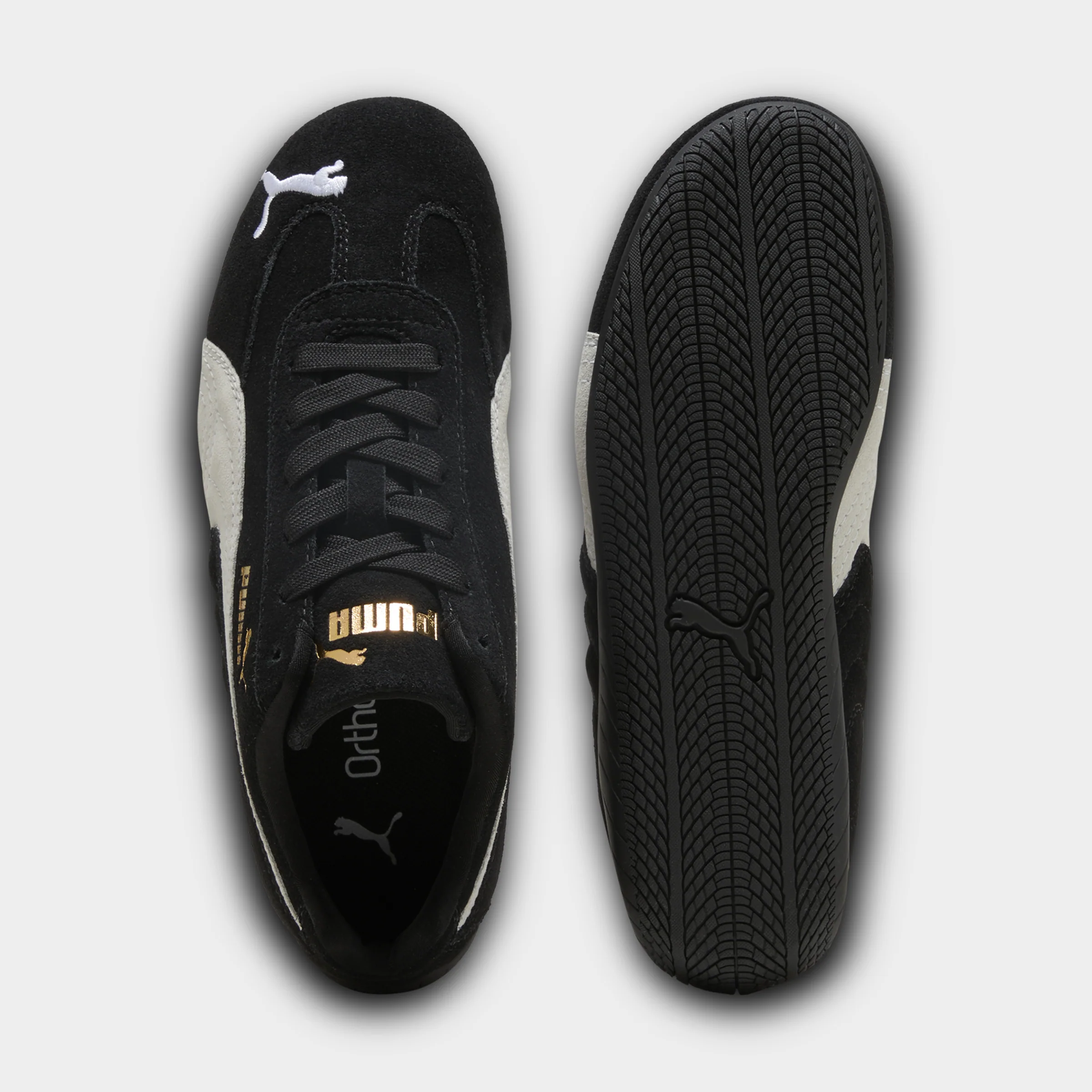 PUMA Juniors' Speedcat Black / White - Image 4