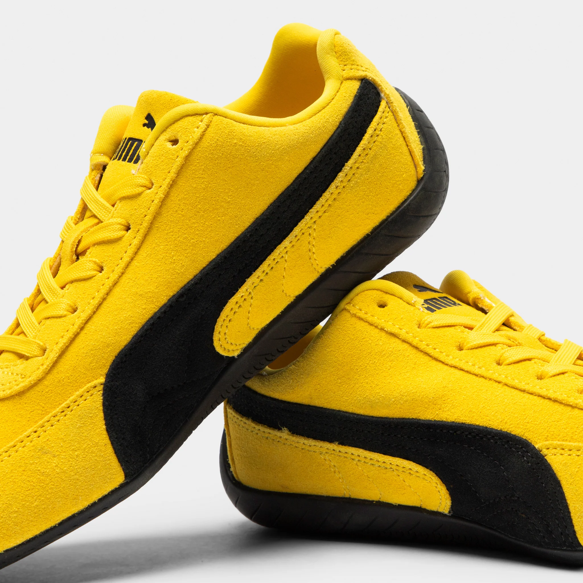 PUMA Juniors' Speedcat Pele Yellow / Black - Image 3