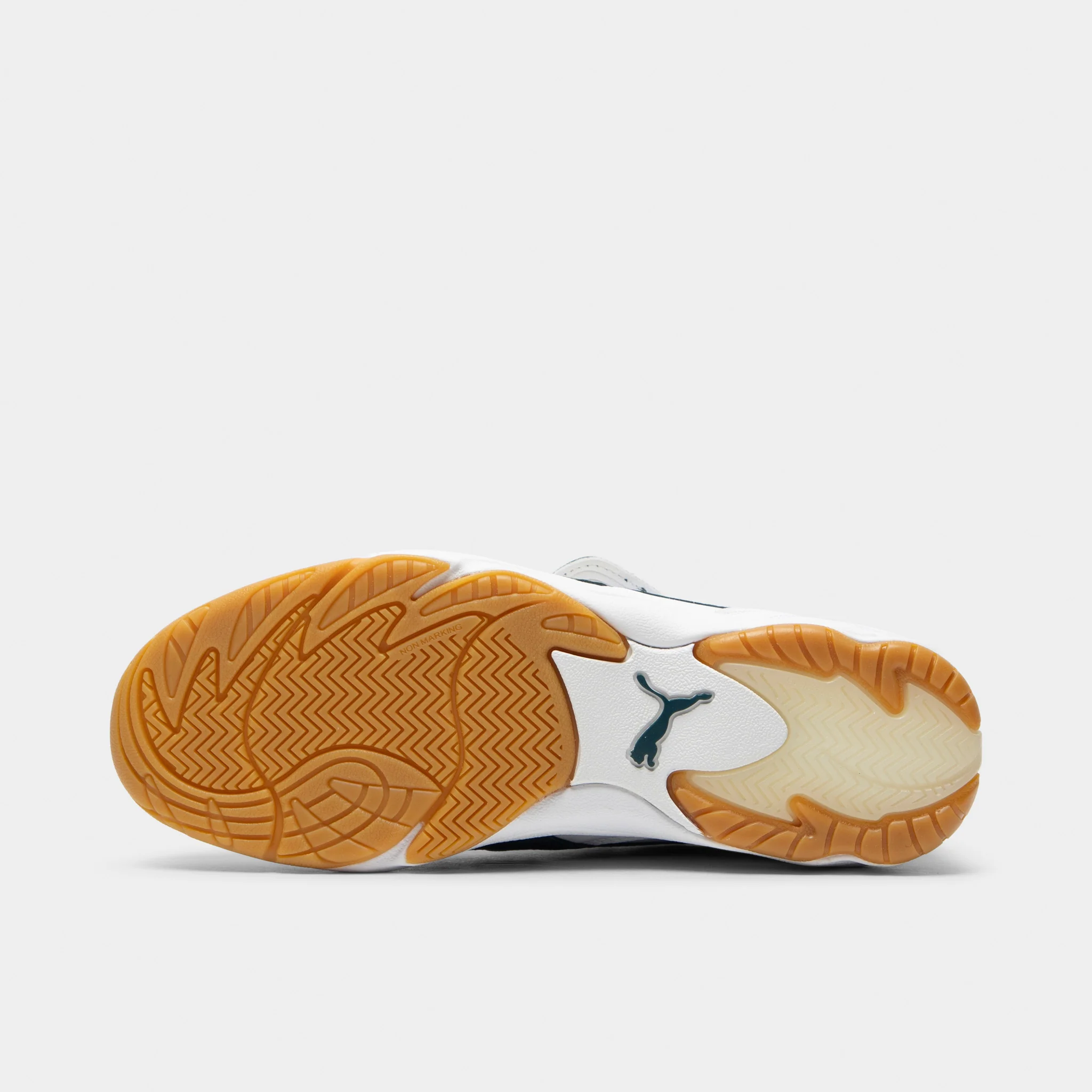 PUMA King Indoor White / Green / Gold - Image 6
