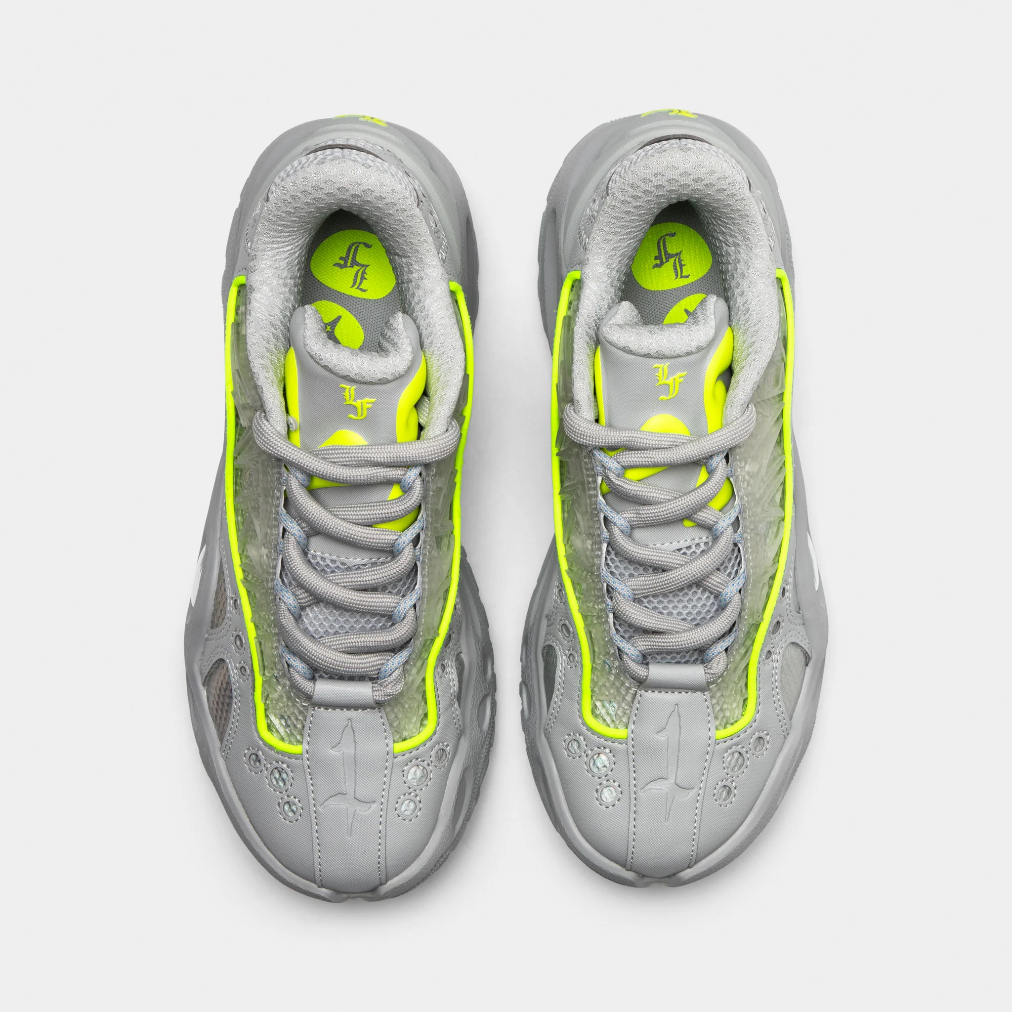 PUMA La France Grey / Silver / Neon - Image 5