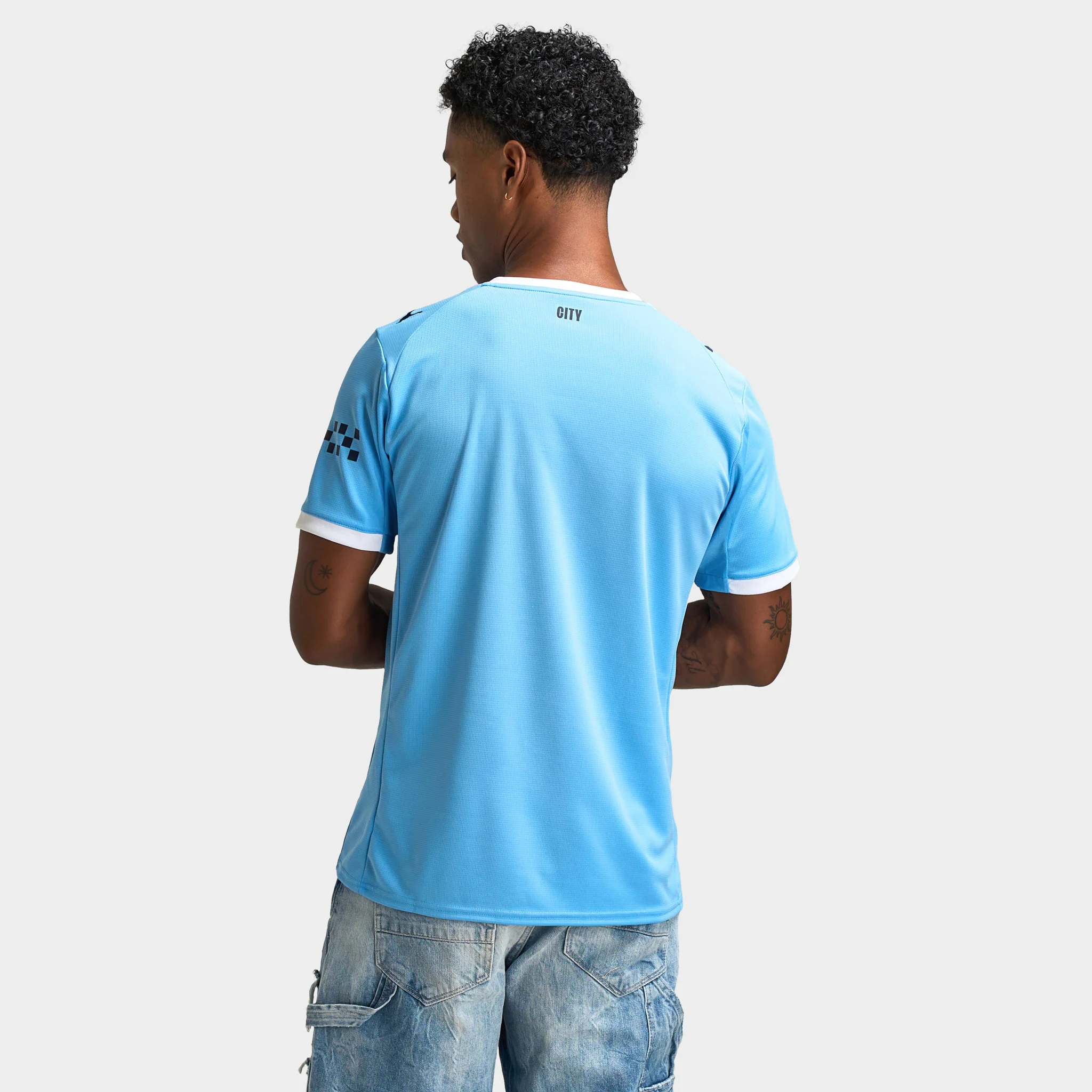 PUMA MCFC Home Jersey Replica Team Light Blue / Puma White - Image 2
